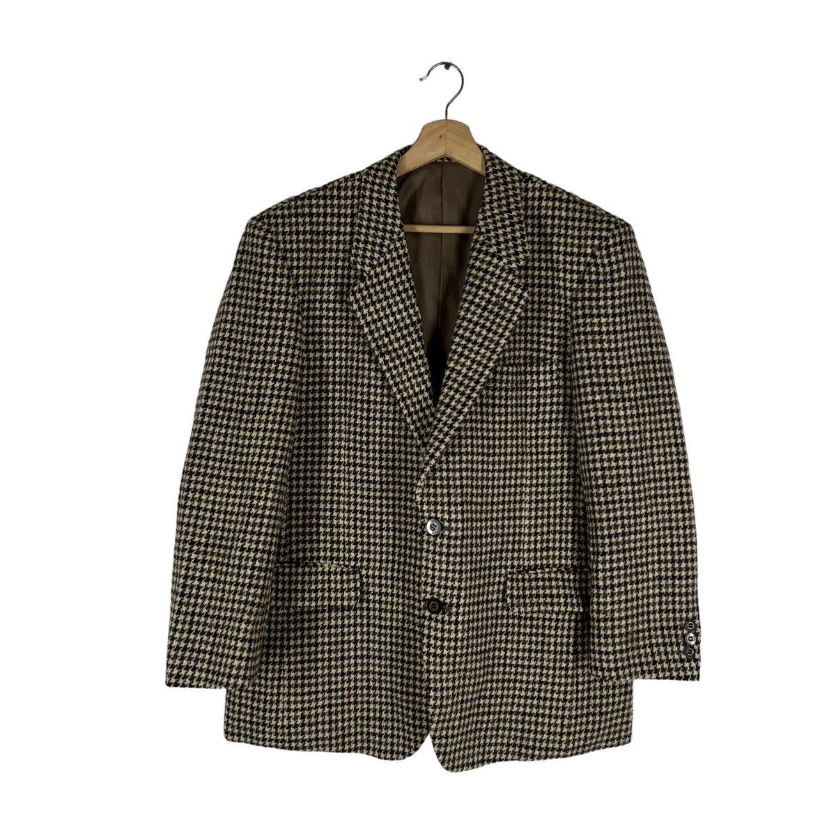 Harris Tweed VINTAGE HARRIS TWEED WOOL DOUBLE BREAST JACKET Size US M / EU 48-50 / 2 - 1 Thumbnail
