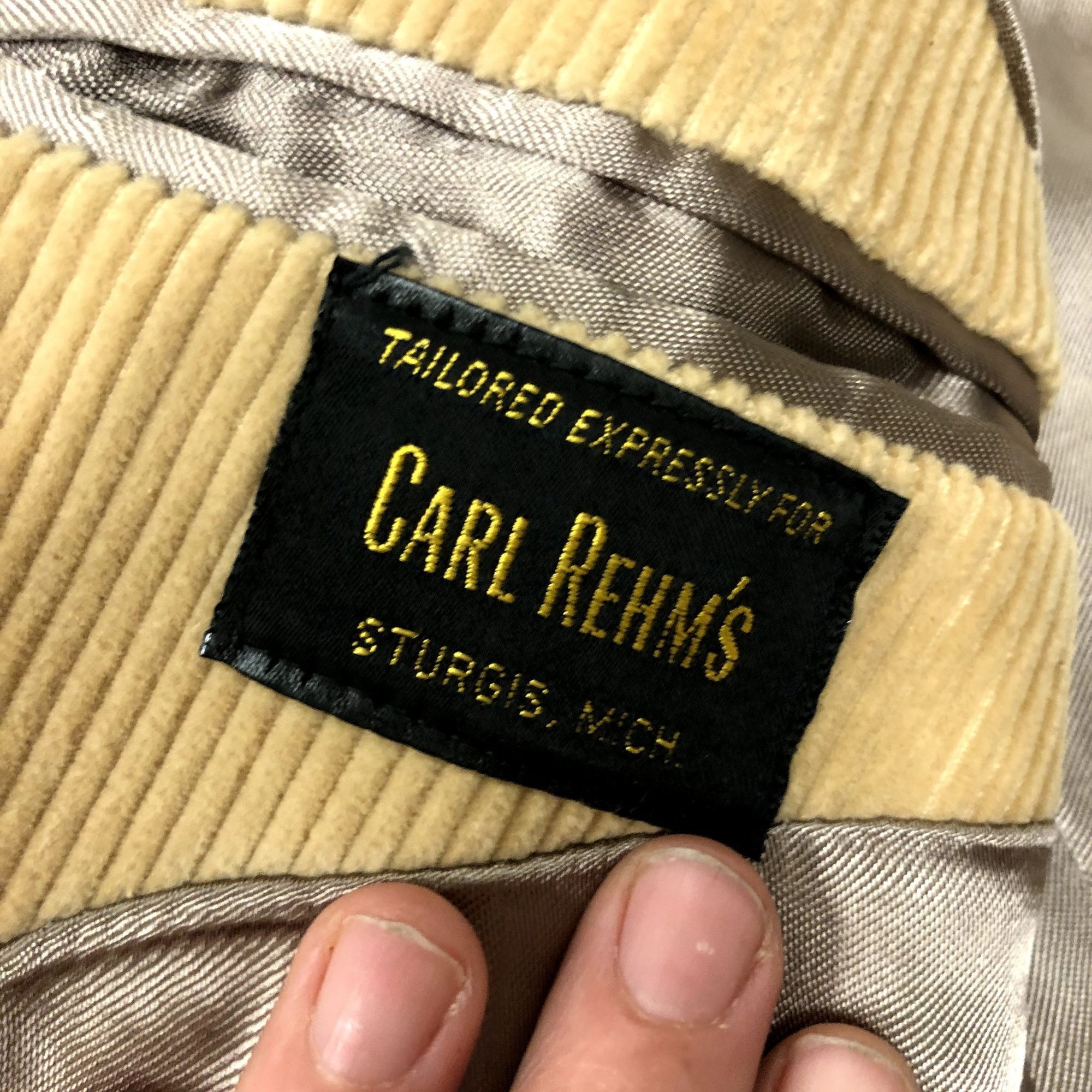 70's Carl Rehms CORDUROY Sport Coat ELBOW PATCH Jacket