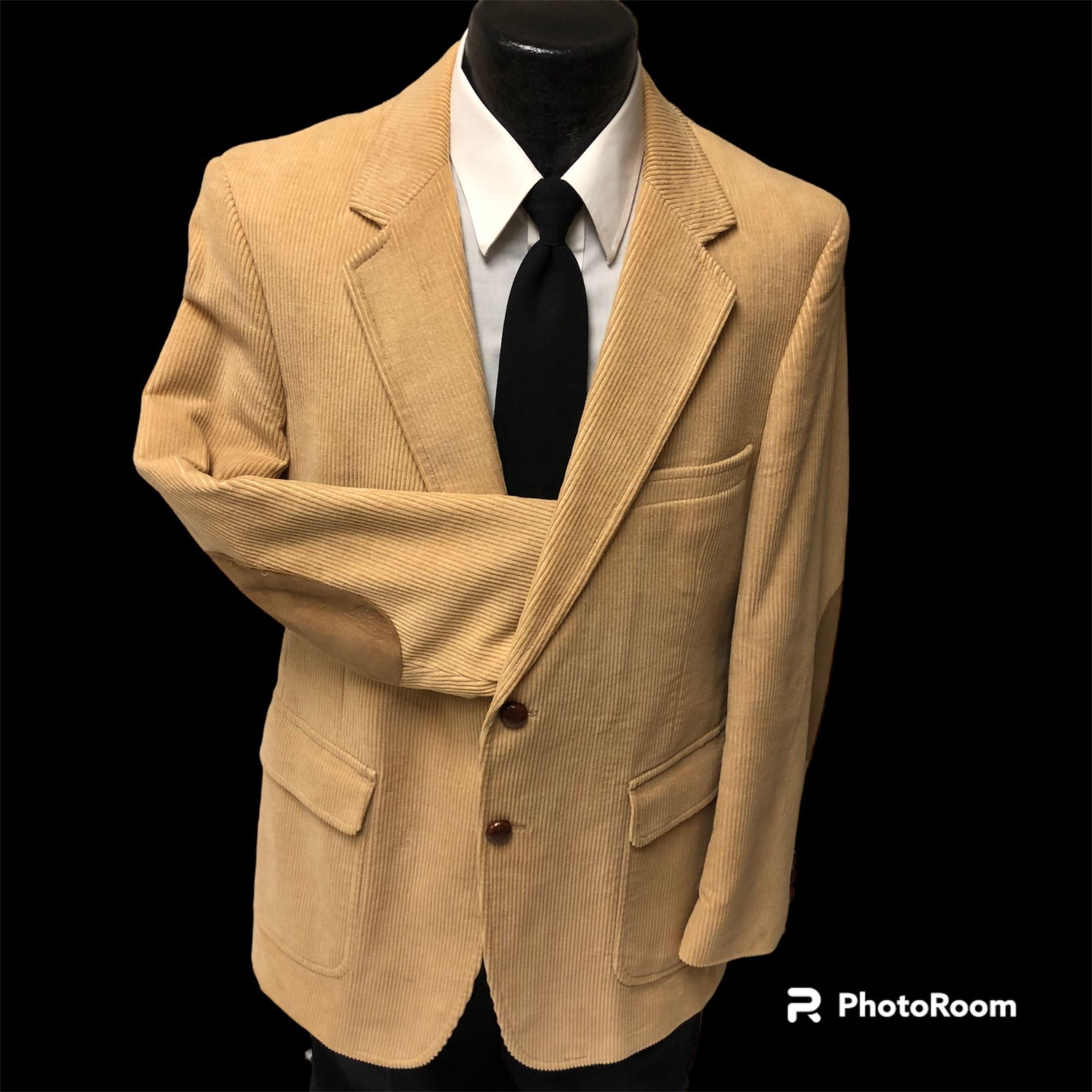 70's Carl Rehms CORDUROY Sport Coat ELBOW PATCH Jacket