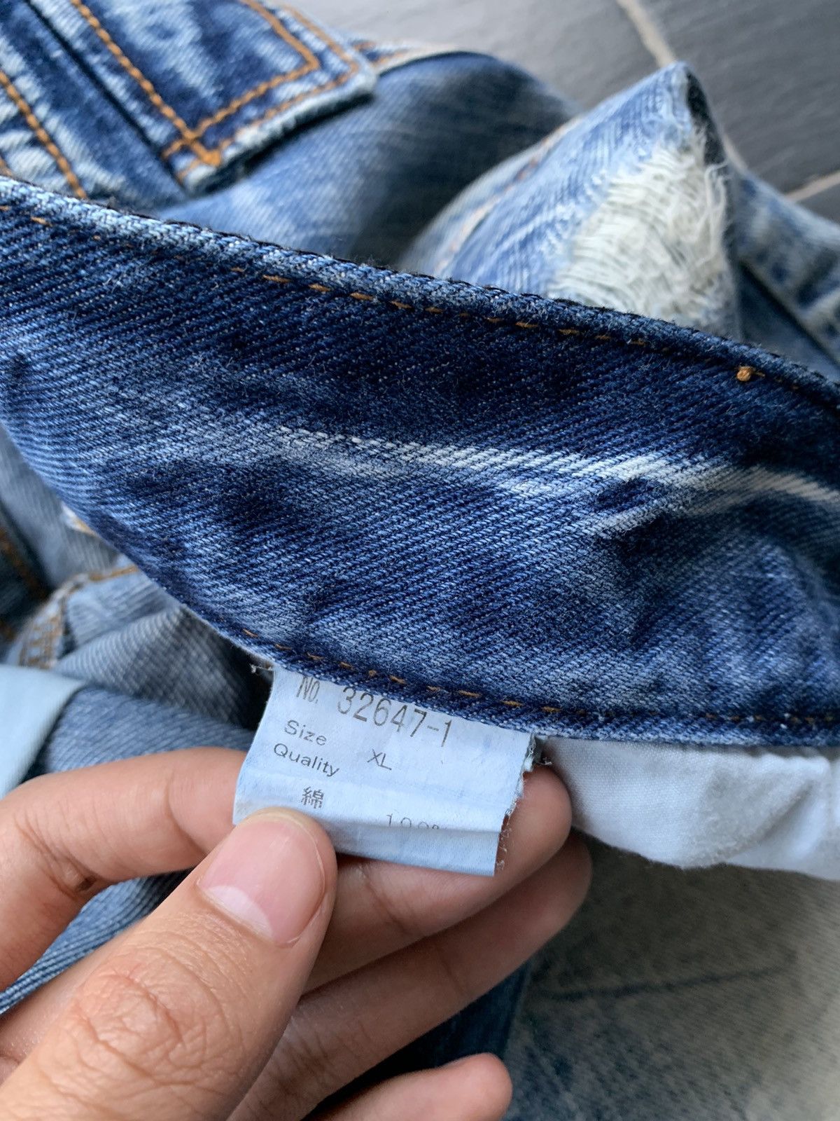 Japanese Brand Trix Japanese Brand Distressed Denim Size US 34 / EU 50 - 4 Thumbnail