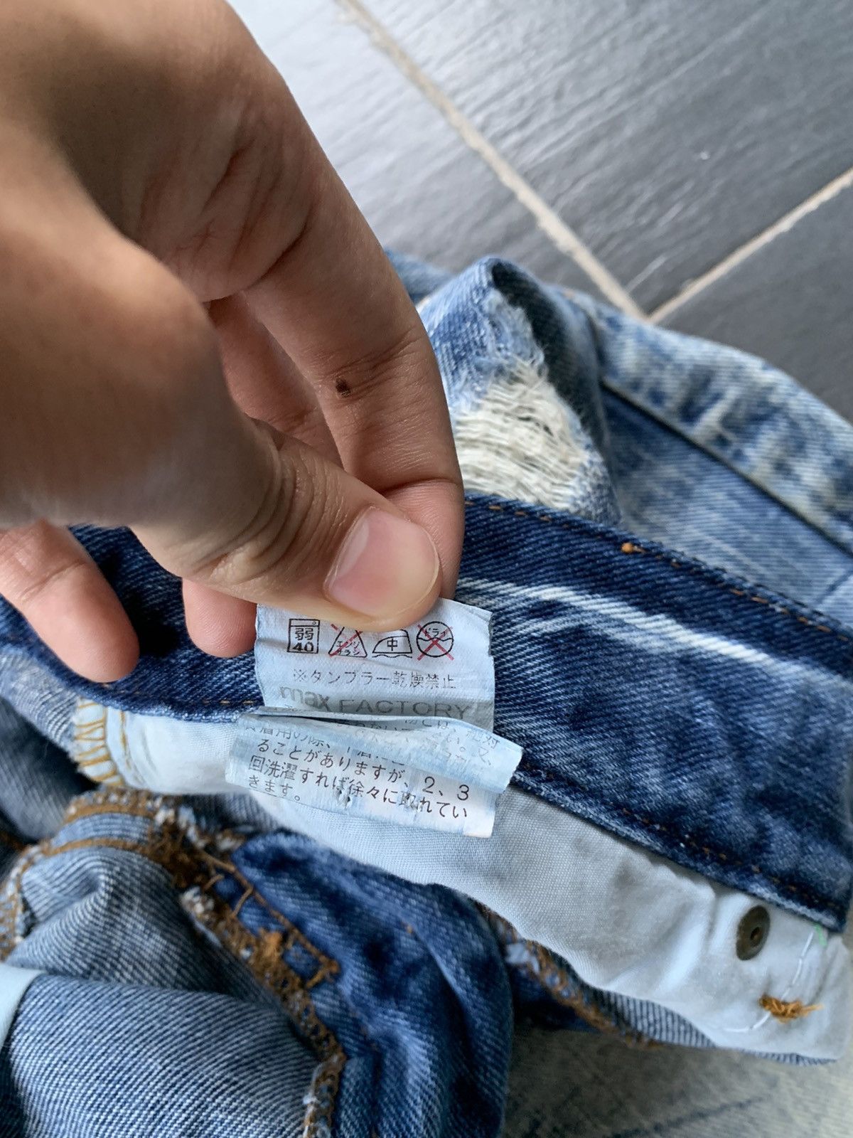 Japanese Brand Trix Japanese Brand Distressed Denim Size US 34 / EU 50 - 5 Thumbnail