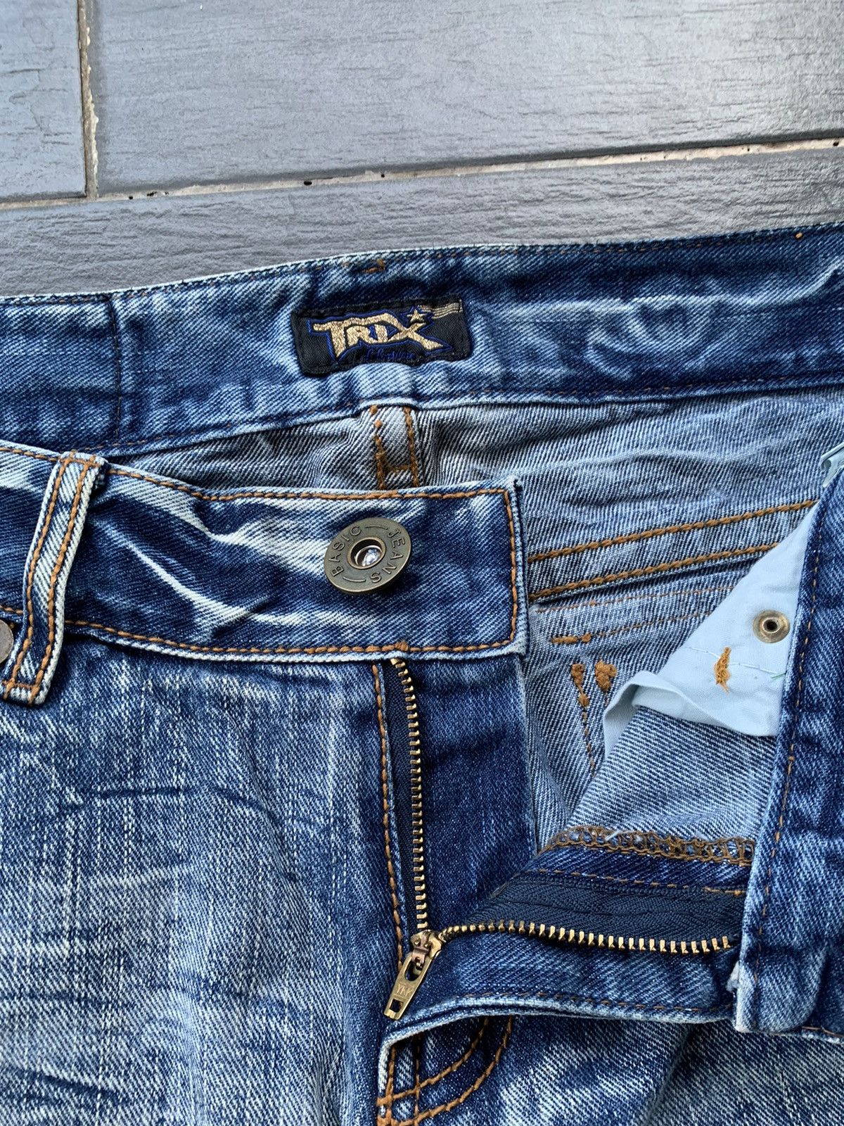 Japanese Brand Trix Japanese Brand Distressed Denim Size US 34 / EU 50 - 3 Thumbnail