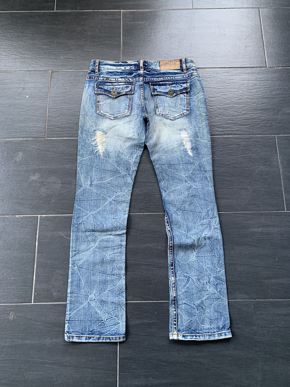 Japanese Brand Trix Japanese Brand Distressed Denim Size US 34 / EU 50 - 6 Thumbnail