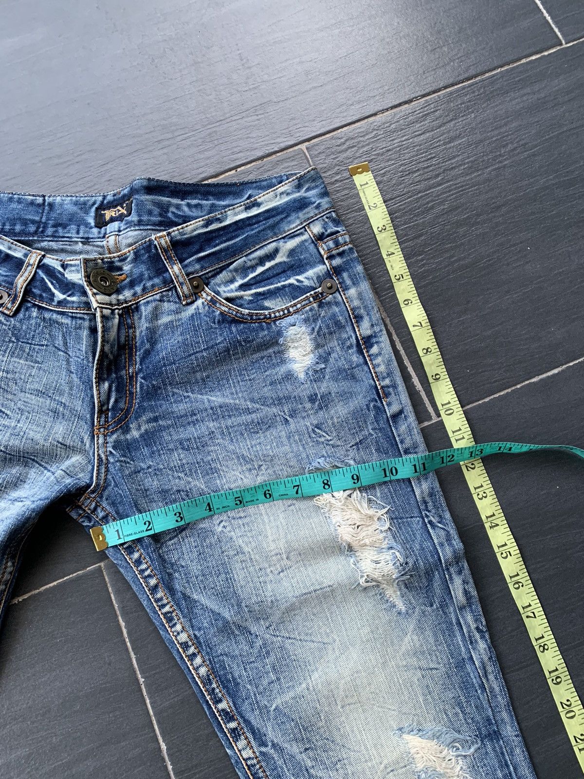 Japanese Brand Trix Japanese Brand Distressed Denim Size US 34 / EU 50 - 10 Thumbnail