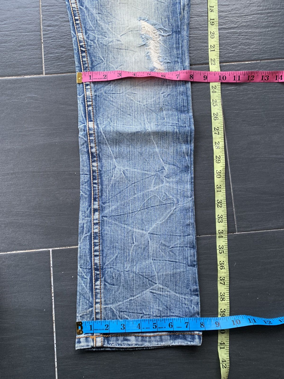 Japanese Brand Trix Japanese Brand Distressed Denim Size US 34 / EU 50 - 11 Thumbnail