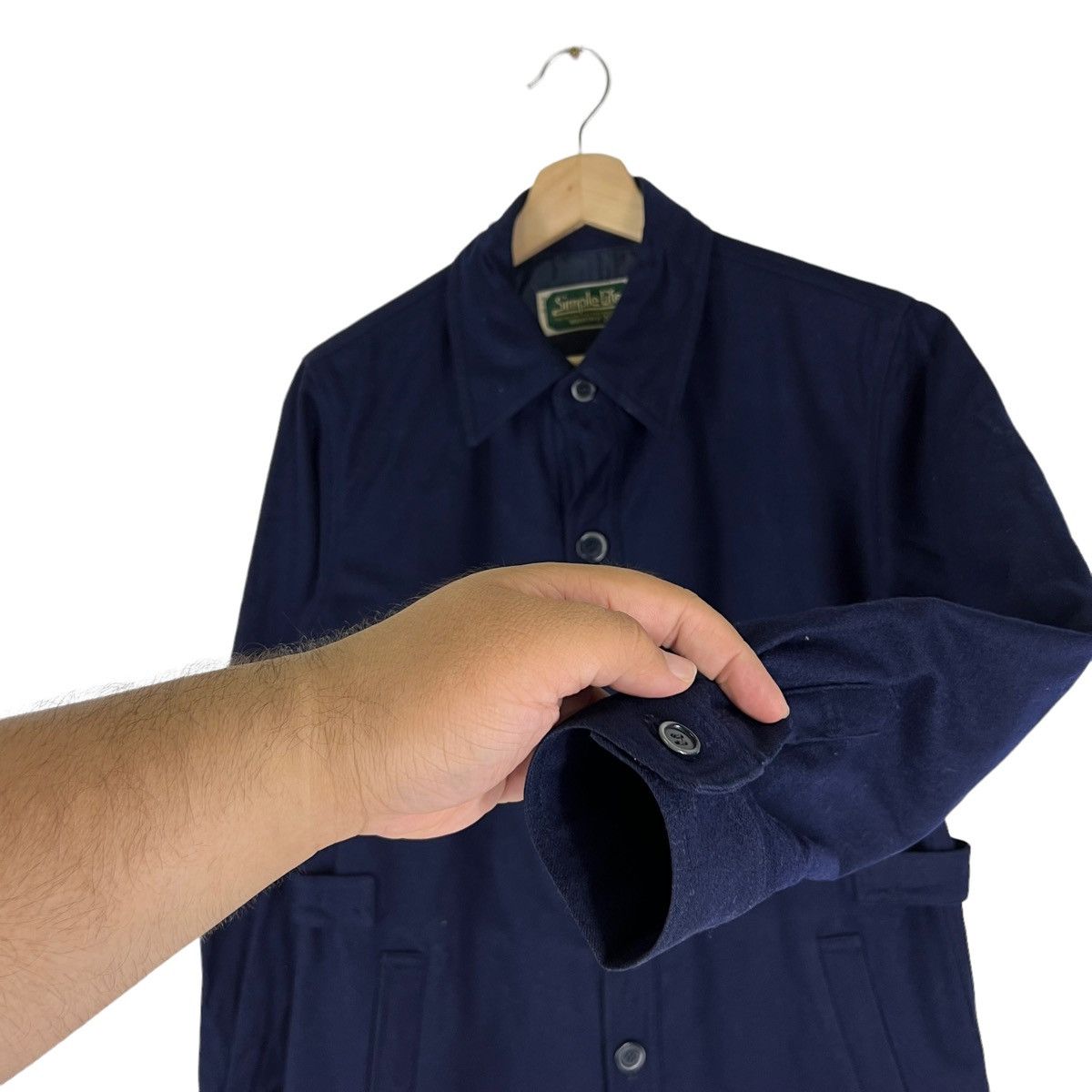 Japanese Brand VINTAGE HIKORY CHORE JACKET SIMPLE LIFE INSPIRED ISSEYMIYAKE Size US M / EU 48-50 / 2 - 9 Thumbnail