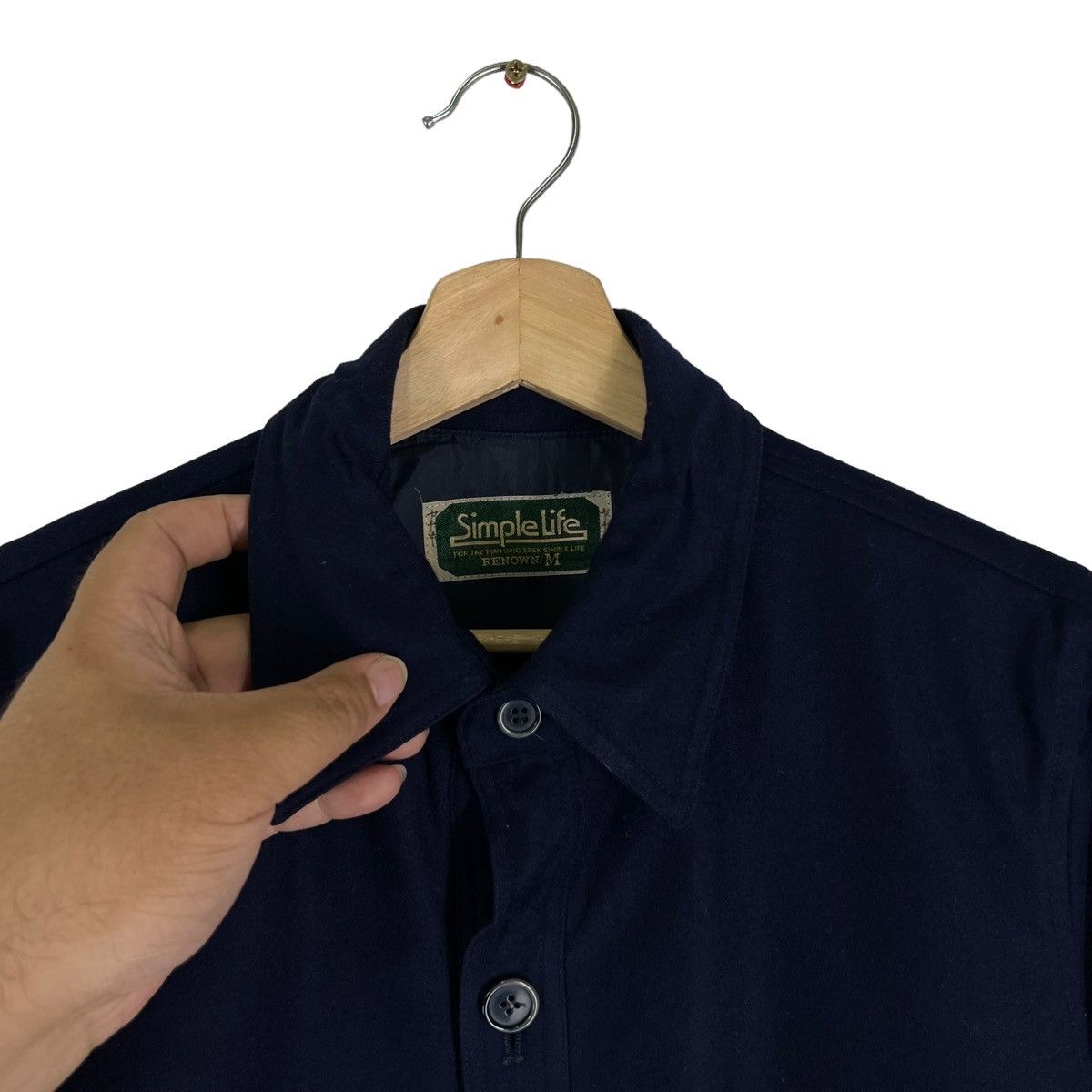 Japanese Brand VINTAGE HIKORY CHORE JACKET SIMPLE LIFE INSPIRED ISSEYMIYAKE Size US M / EU 48-50 / 2 - 4 Thumbnail