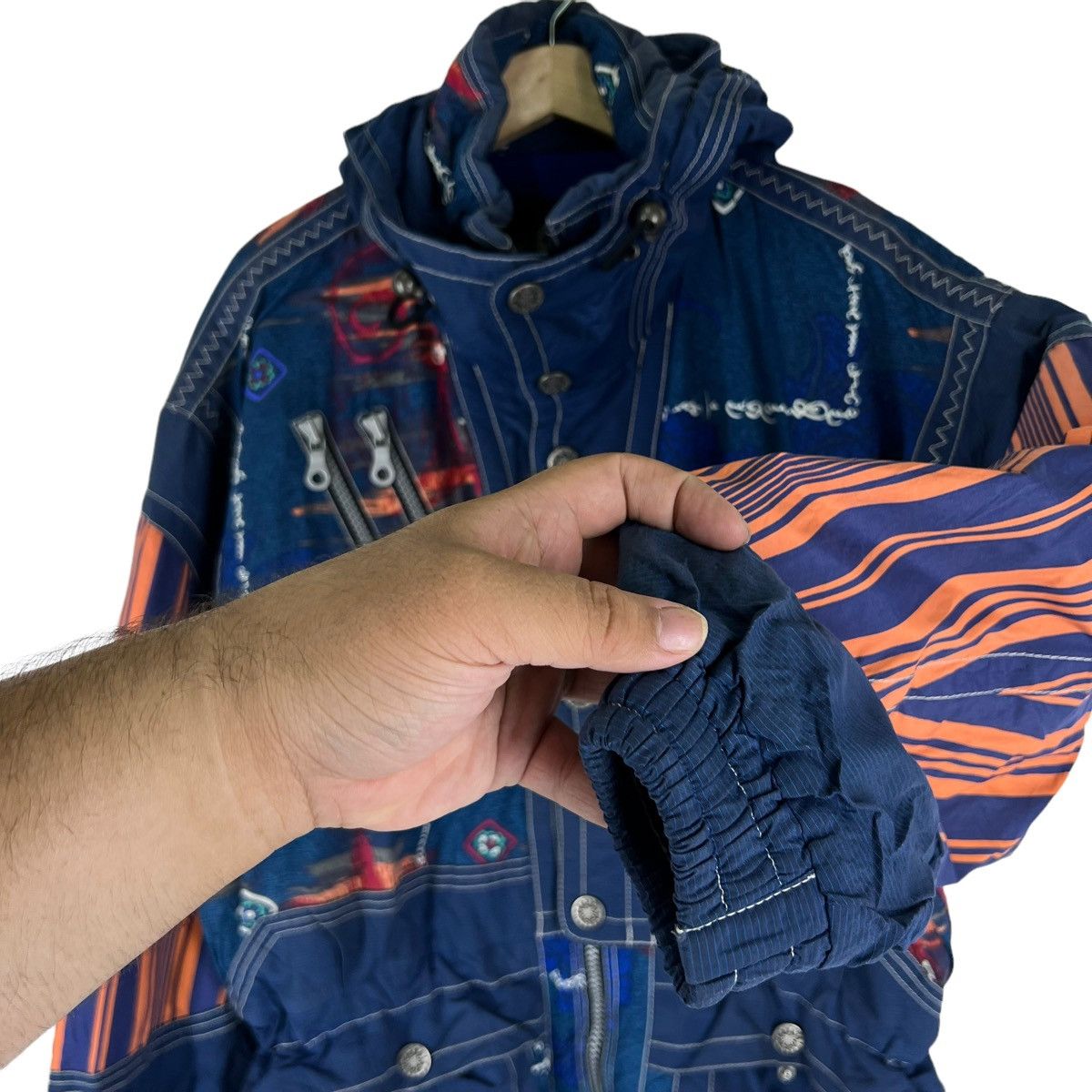 Japanese Brand VINTAGE SKI JACKET RARE COLOUR AUSTRIA SKI TEAM RARE DESIGN Size US M / EU 48-50 / 2 - 6 Thumbnail