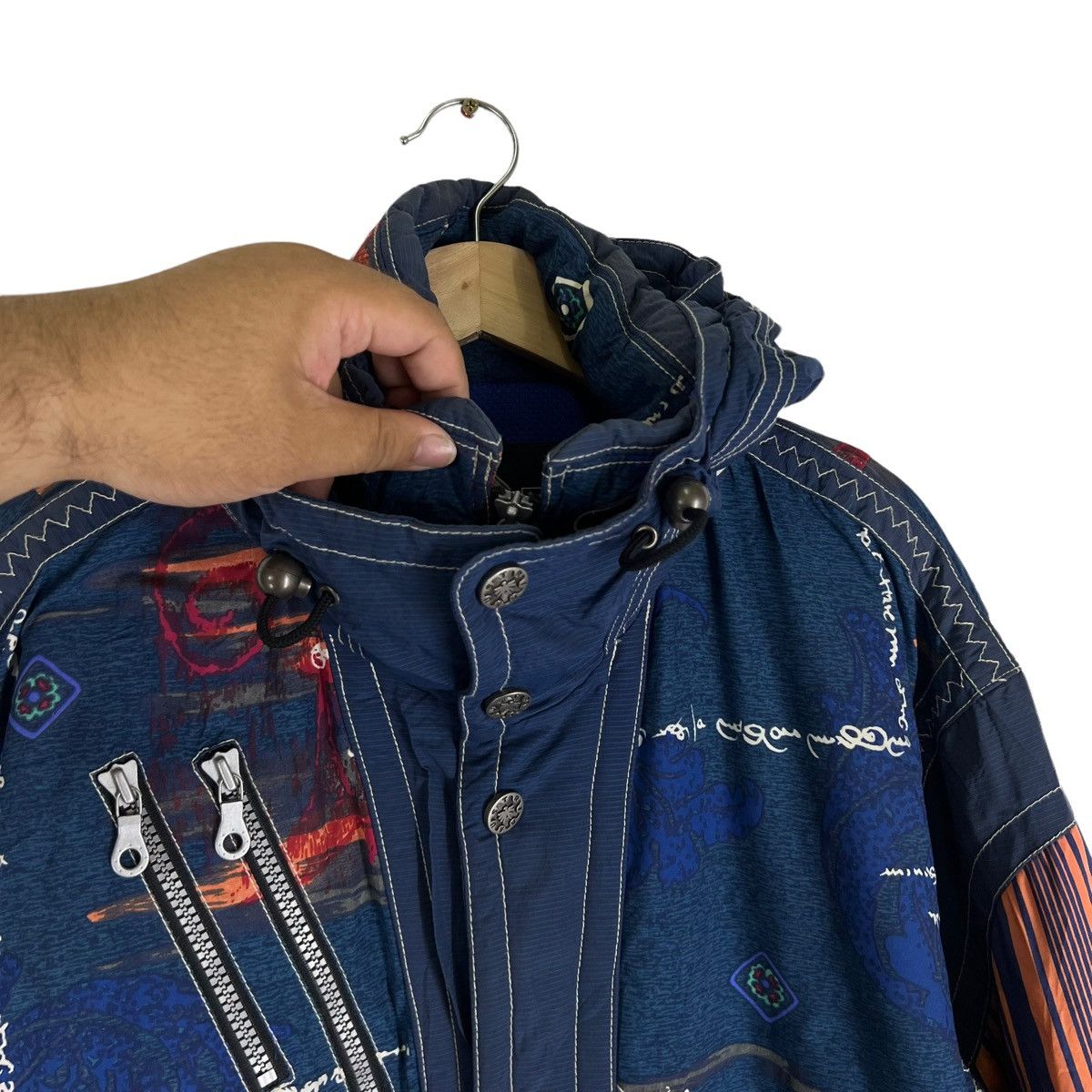 Japanese Brand VINTAGE SKI JACKET RARE COLOUR AUSTRIA SKI TEAM RARE DESIGN Size US M / EU 48-50 / 2 - 8 Thumbnail