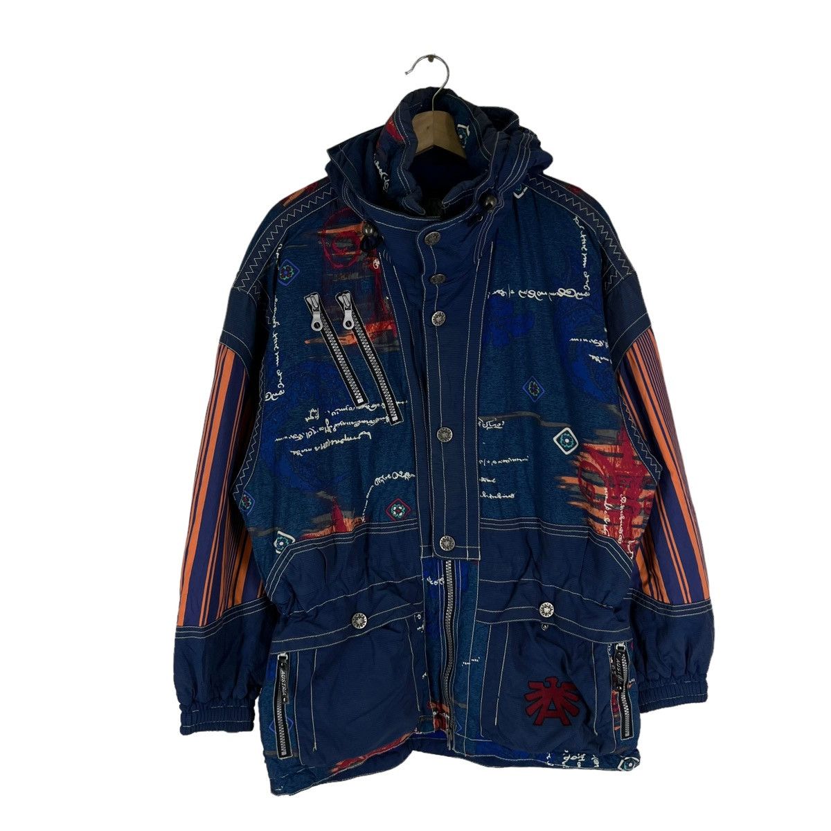 VINTAGE SKI JACKET RARE COLOUR AUSTRIA SKI TEAM RARE DESIGN