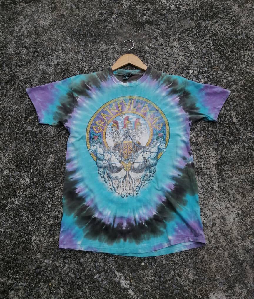 Band Tees × Grateful Dead × Vintage Vintage 90s Grateful Dead L. A. Coliseum Tour Tee Size US M / EU 48-50 / 2 - 1 Thumbnail