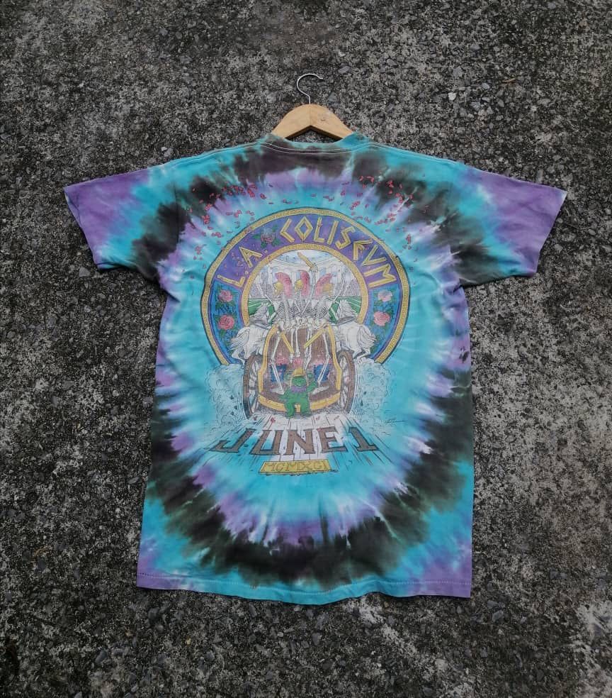 Band Tees × Grateful Dead × Vintage Vintage 90s Grateful Dead L. A. Coliseum Tour Tee Size US M / EU 48-50 / 2 - 3 Thumbnail