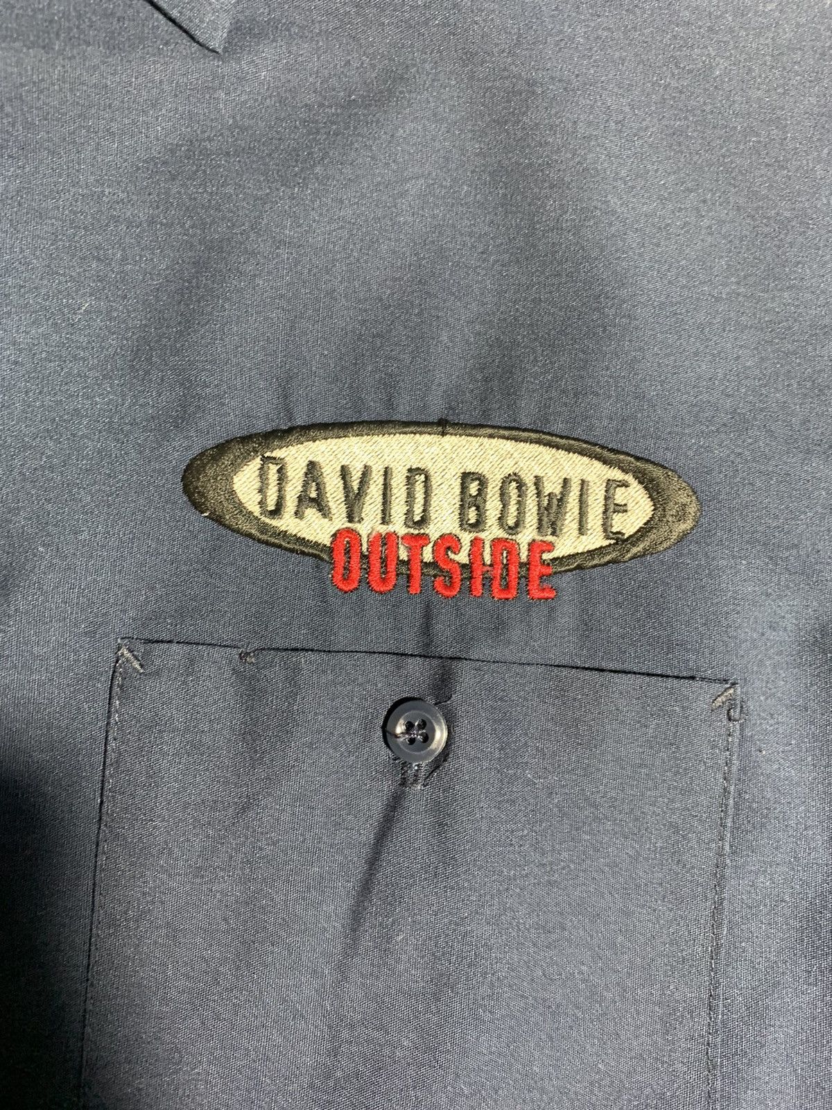 Band Tees × Brockum × Vintage David Bowie "Outside" Tour Work Shirt Size US L / EU 52-54 / 3 - 2 Thumbnail