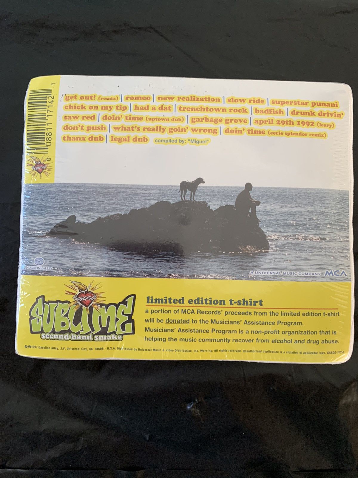 Sublime "second hand smoke" Promo T shirt NEVER OPENED