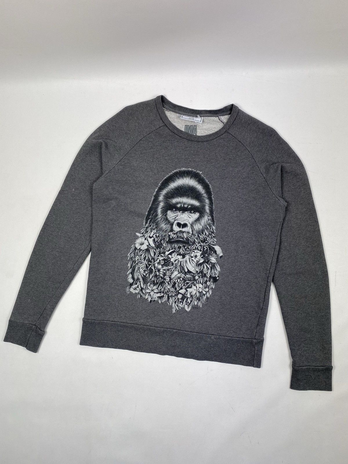 AMI Ami Alexandre Mattiusi big logo gorilla sweatshirt pullover Size US S / EU 44-46 / 1 - 1 Thumbnail