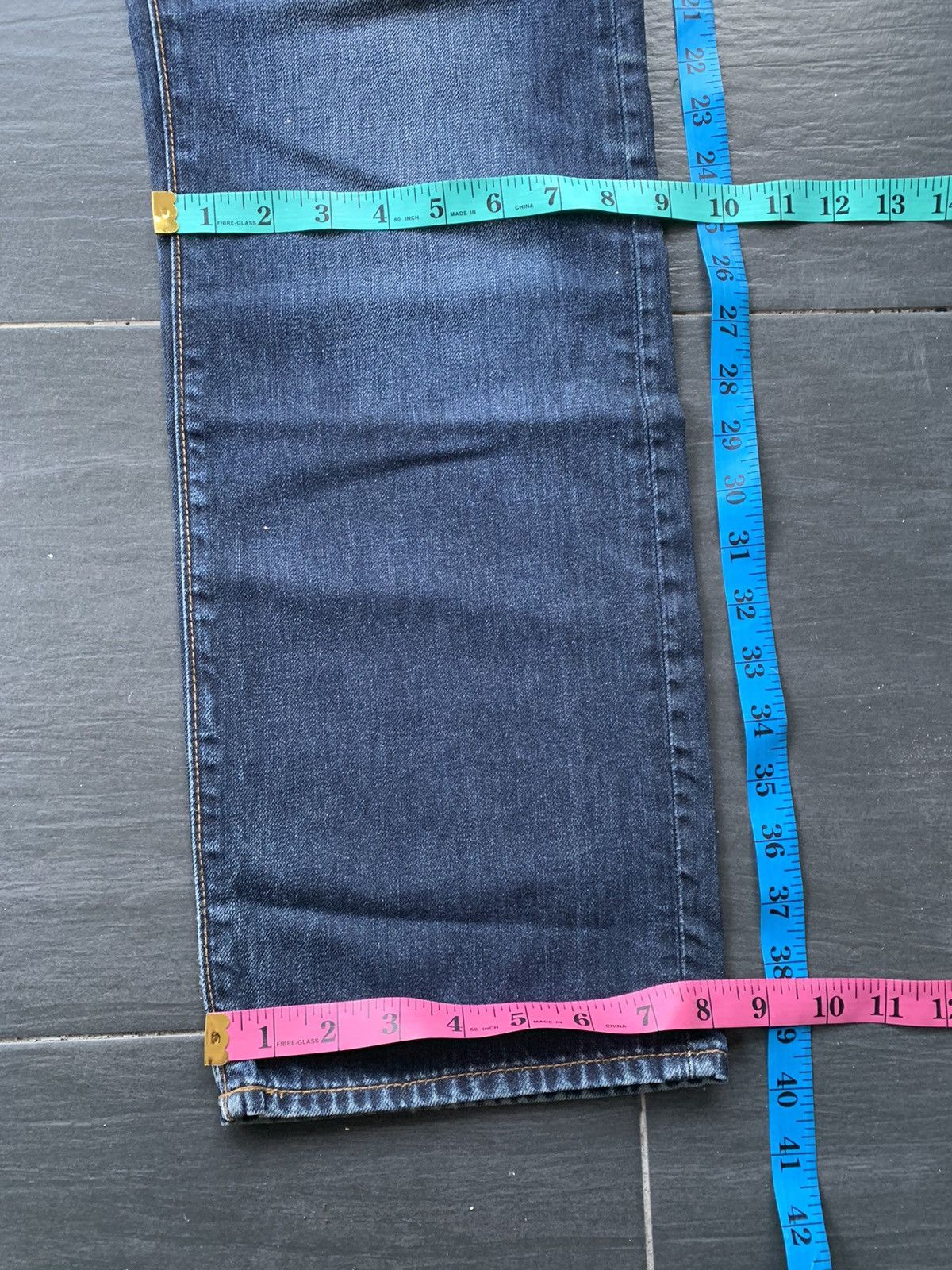 Designer Gap Faded Wash Denim Size US 34 / EU 50 - 11 Thumbnail