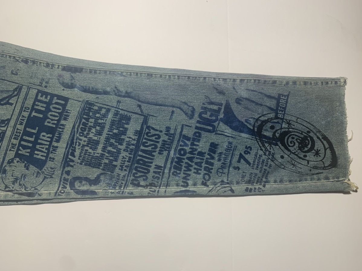 Designer × Vintage Kenny Scharf Jeans ONE OF A KIND Size US 35 - 15 Thumbnail