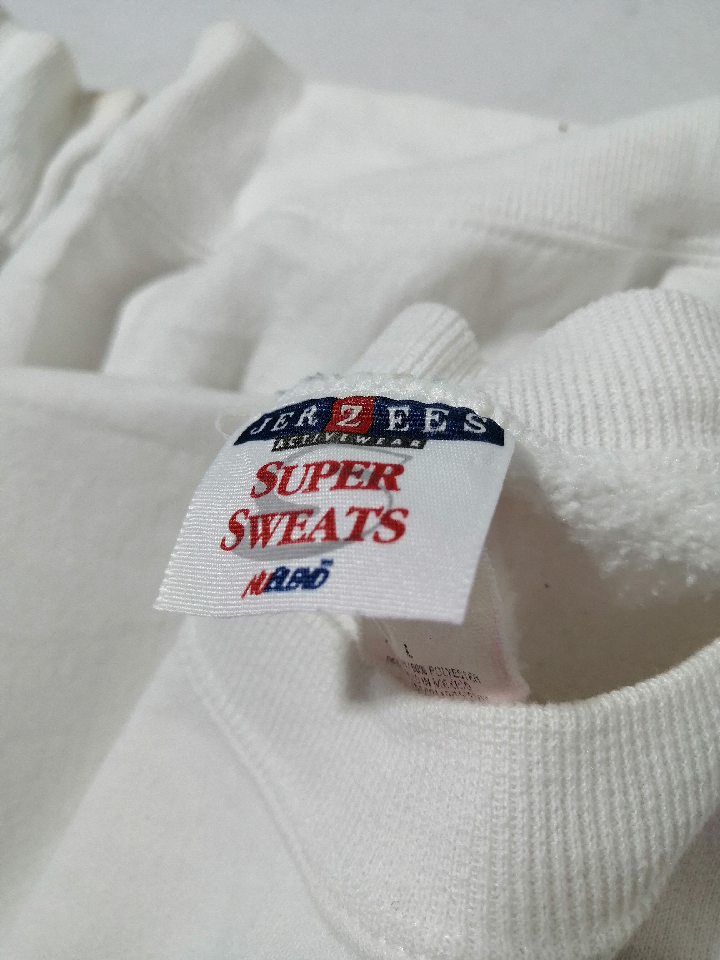 Jerzees × NFL × Vintage Jerzees Patriots Logo Sweatshirt Size US L / EU 52-54 / 3 - 6 Thumbnail