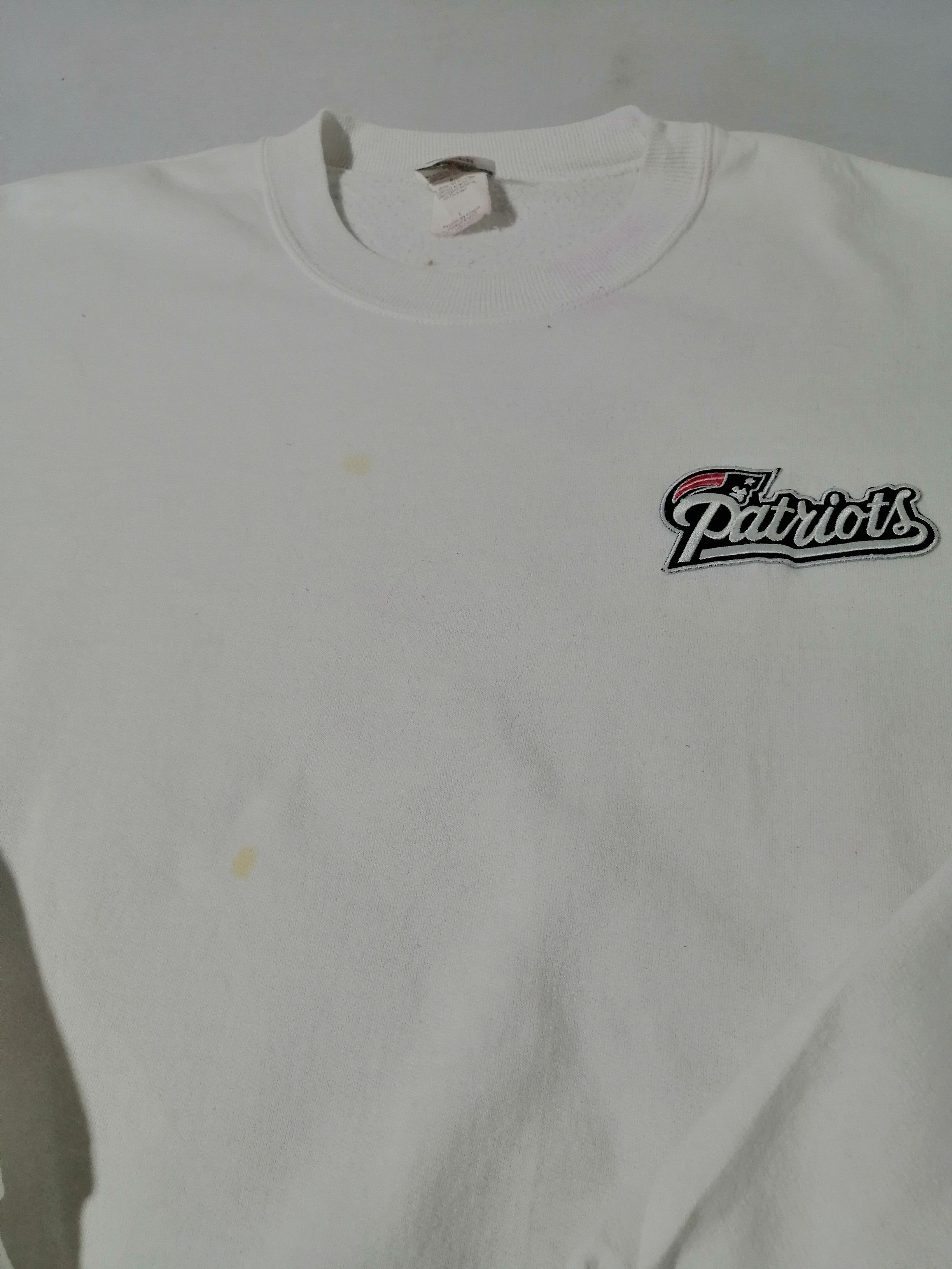 Jerzees × NFL × Vintage Jerzees Patriots Logo Sweatshirt Size US L / EU 52-54 / 3 - 2 Thumbnail