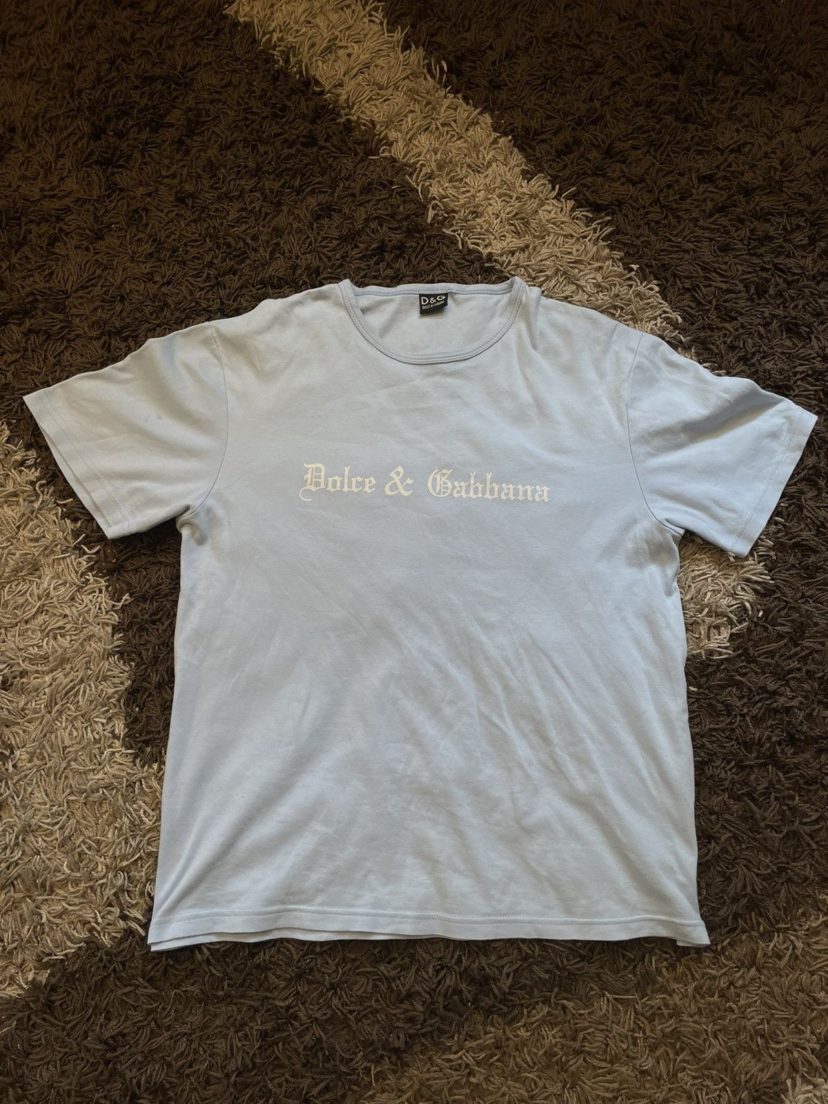 Dolce & Gabbana × Japanese Brand × Vintage Vintage Y2K Dolce Gabbana T-Shirt Size US XL / EU 56 / 4 - 1 Thumbnail