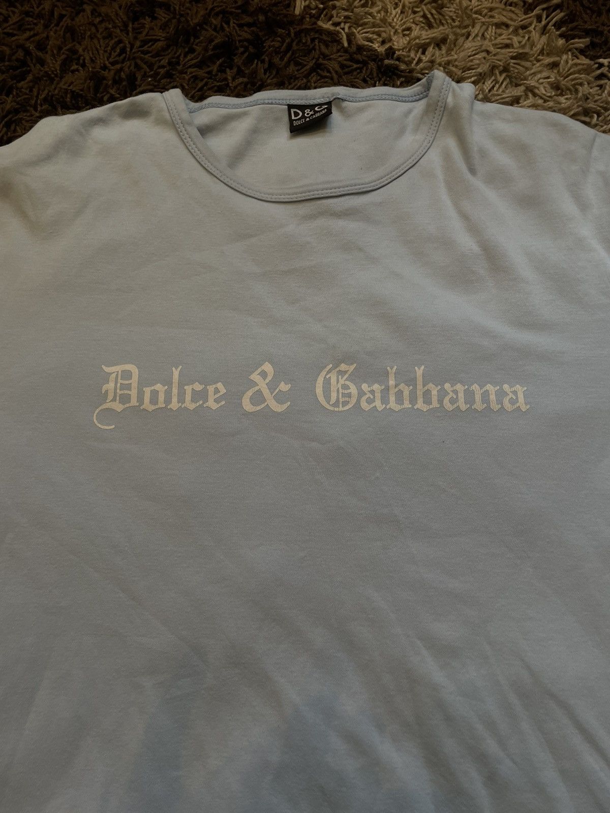 Dolce & Gabbana × Japanese Brand × Vintage Vintage Y2K Dolce Gabbana T-Shirt Size US XL / EU 56 / 4 - 2 Thumbnail