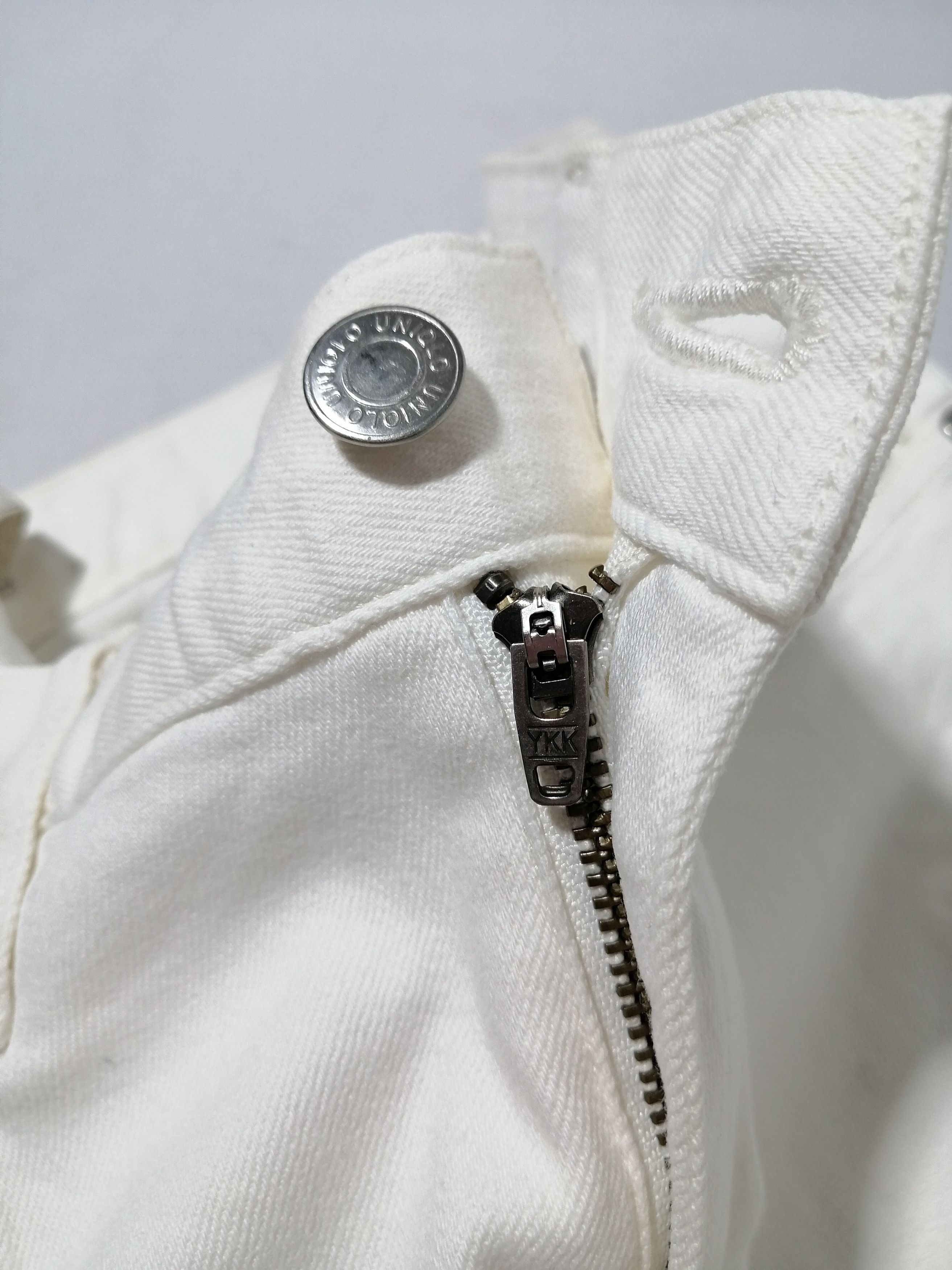 Uniqlo Uniqlo White Jeans Size US 32 / EU 48 - 4 Thumbnail