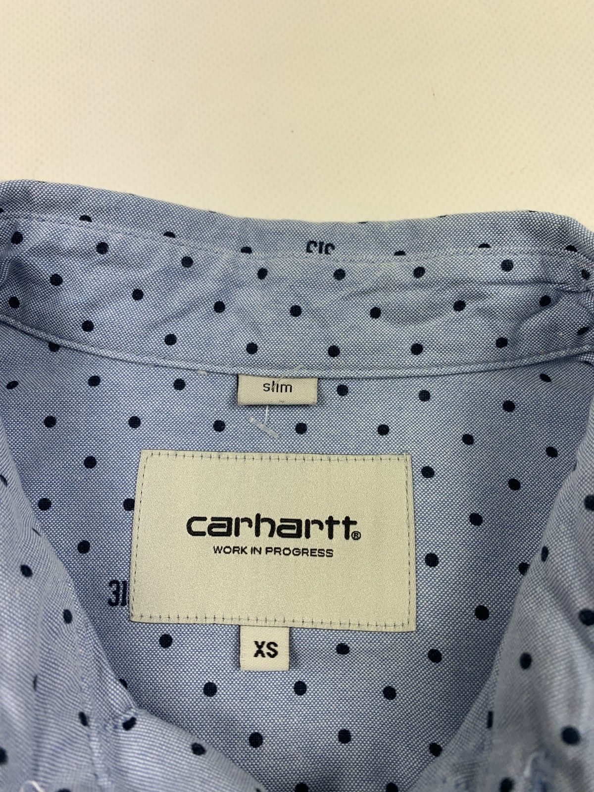 Carhartt Carhartt WIP L/S Polka 313 shirt size Xs blue Size US XS / EU 42 / 0 - 7 Thumbnail