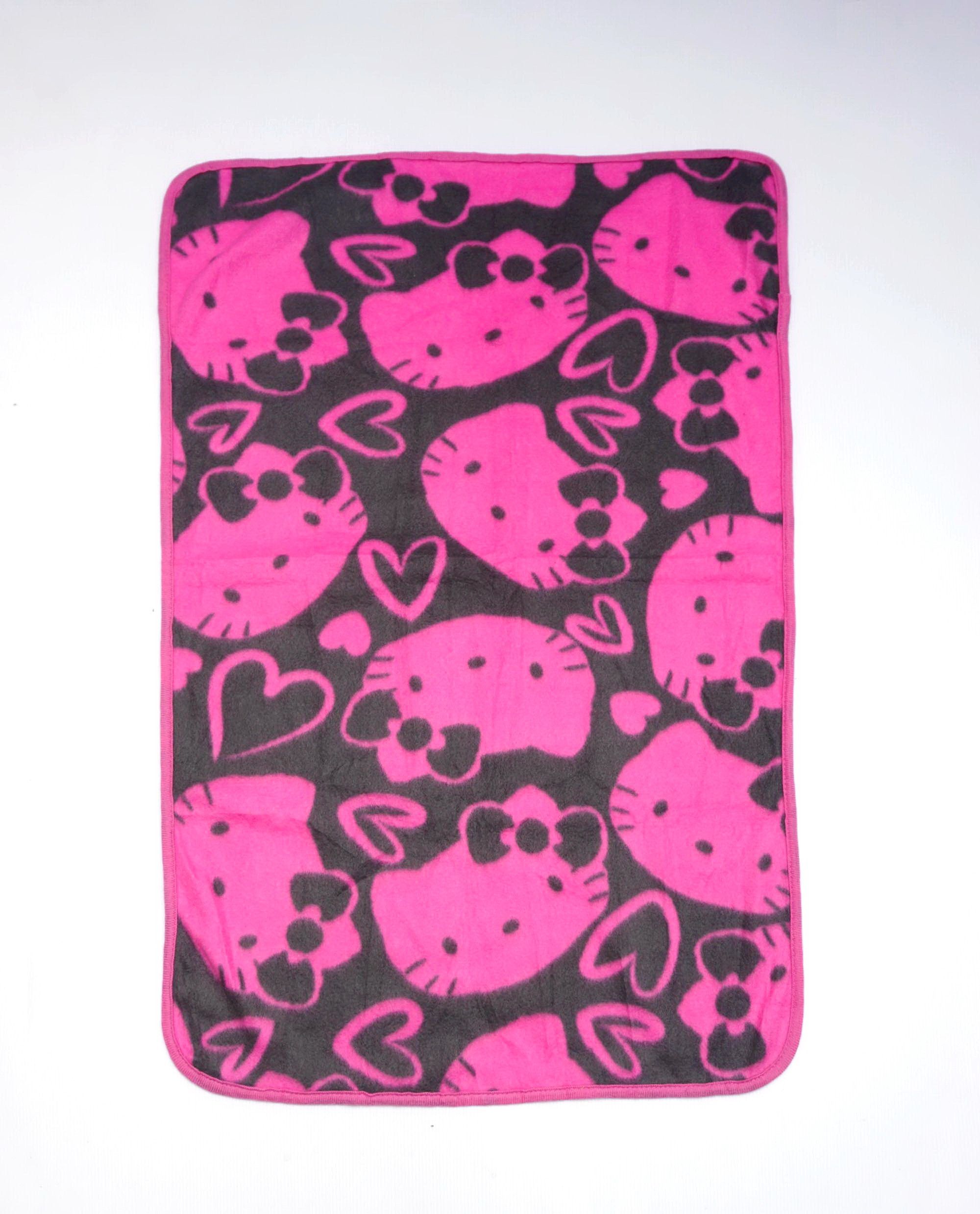 image of Anima Hello Kitty Small Fleece Body Blanket in Pink, Women's