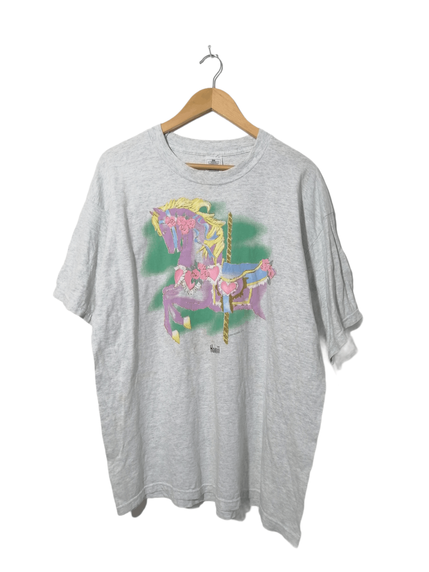 Vintage Vintage Hawaii Horse Tee Size US XL / EU 56 / 4 - 1 Thumbnail