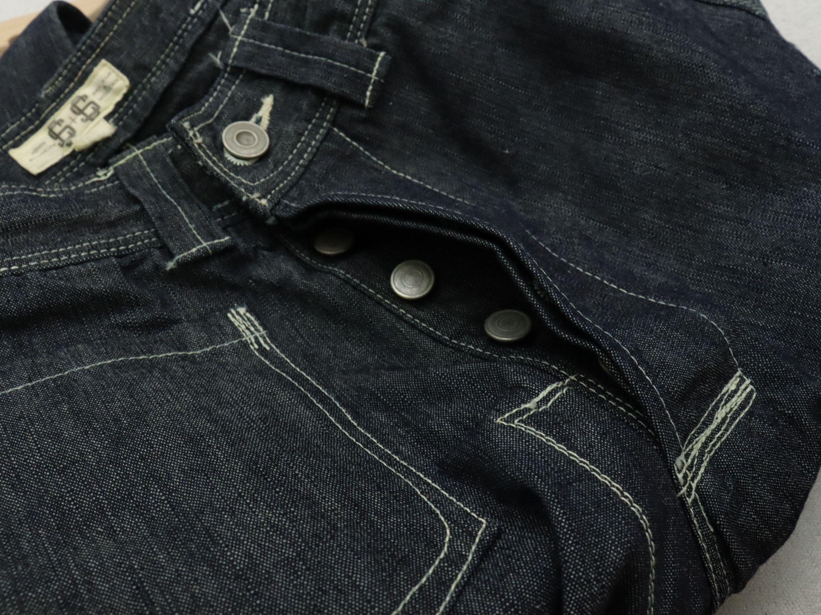 Japanese Brand John Gluckow Netmaker’s Zero Outseams Single-Needle Constr. Size US 28 / EU 44 - 15 Thumbnail
