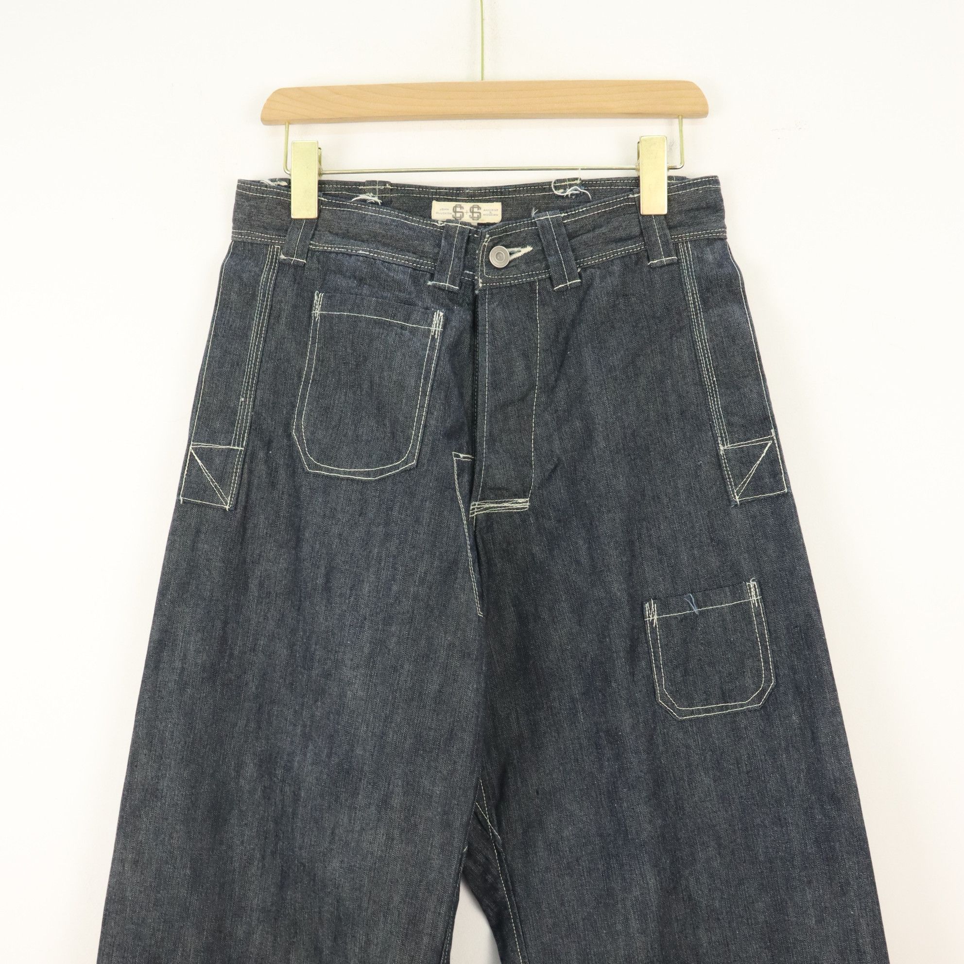 Japanese Brand John Gluckow Netmaker’s Zero Outseams Single-Needle Constr. Size US 28 / EU 44 - 8 Thumbnail