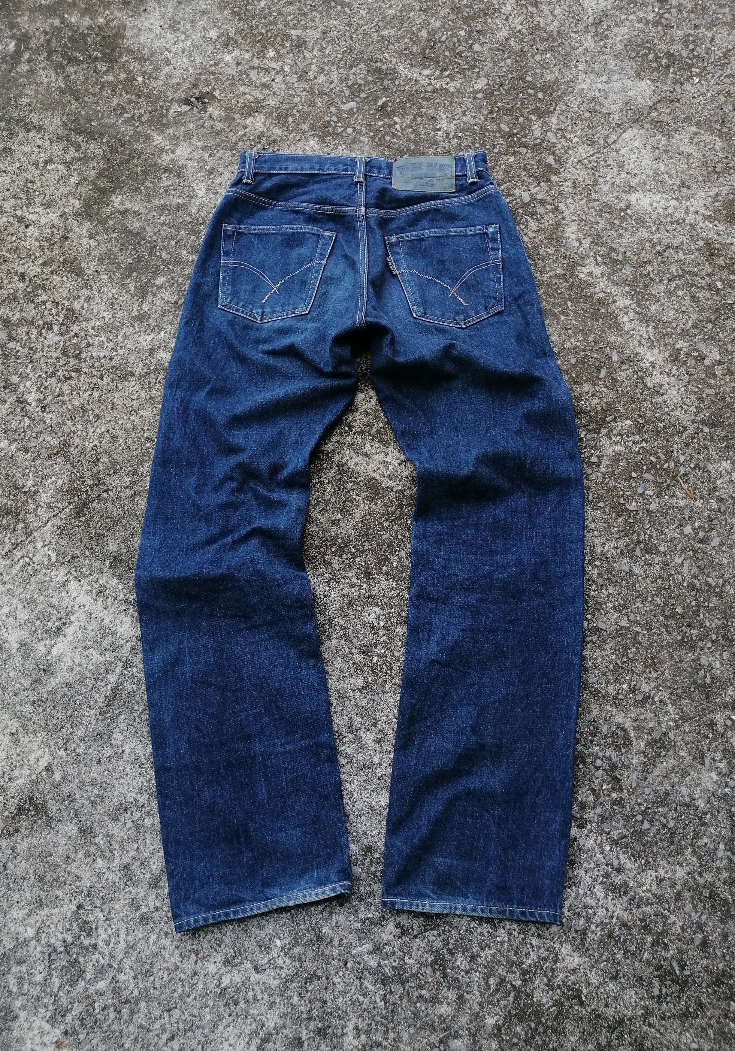 Blue Blue Japan × Japanese Brand Blue Blue Japan Indigo Fly Button Denim Jeans Size US 29 - 3 Thumbnail