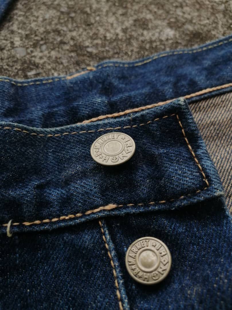 Blue Blue Japan × Japanese Brand Blue Blue Japan Indigo Fly Button Denim Jeans Size US 29 - 5 Thumbnail