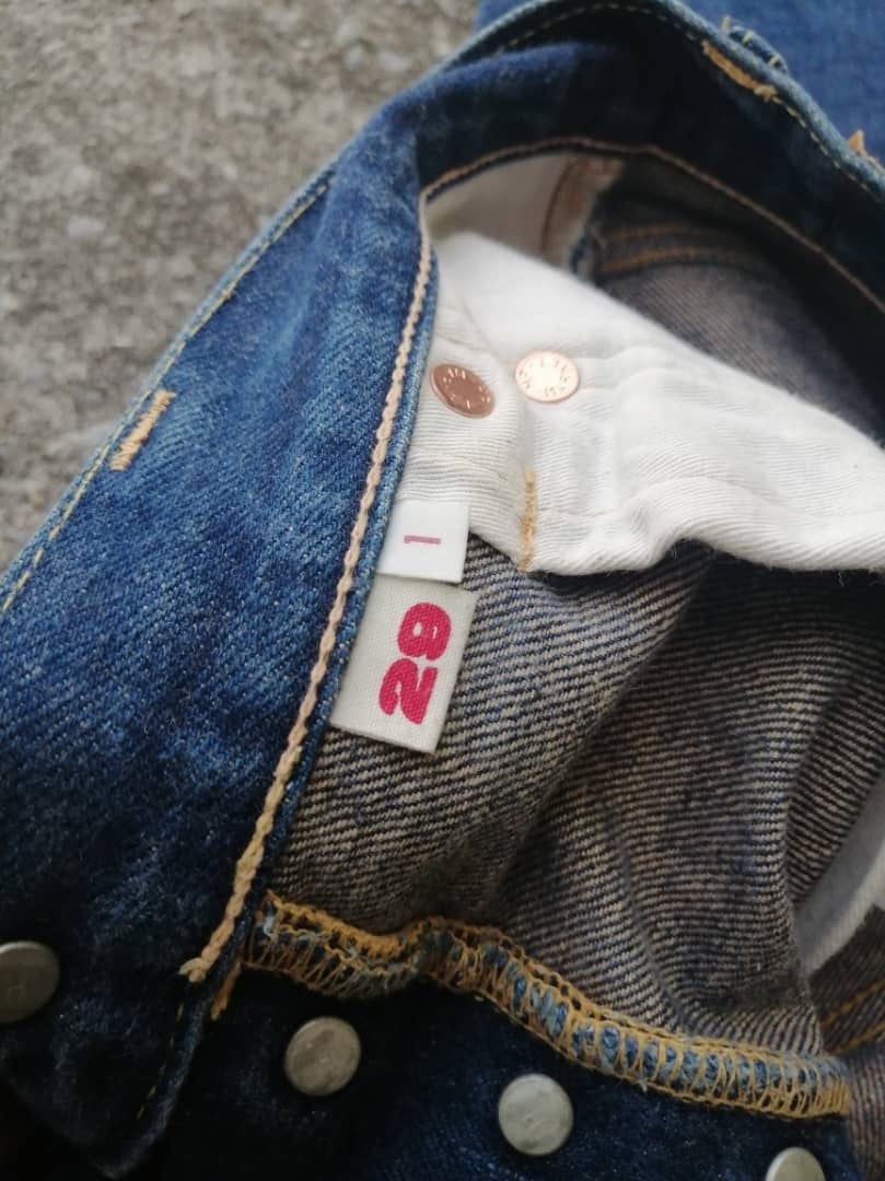 Blue Blue Japan × Japanese Brand Blue Blue Japan Indigo Fly Button Denim Jeans Size US 29 - 6 Thumbnail
