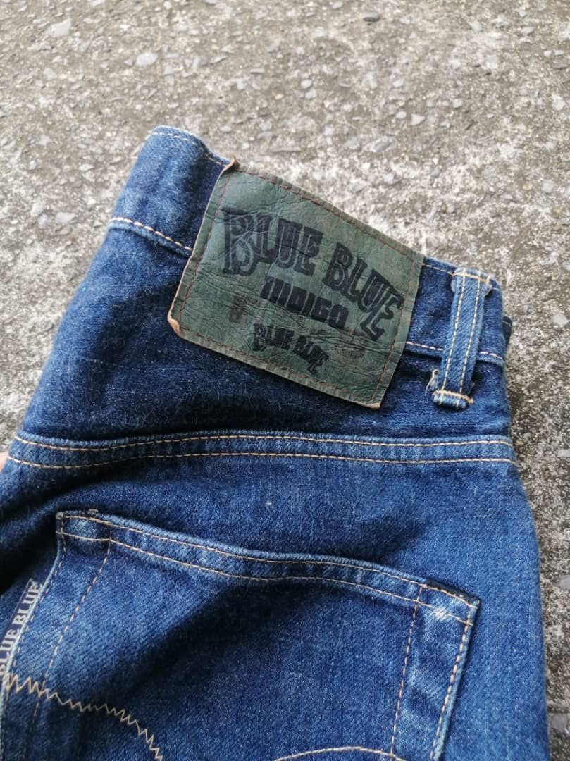 Blue Blue Japan × Japanese Brand Blue Blue Japan Indigo Fly Button Denim Jeans Size US 29 - 8 Thumbnail