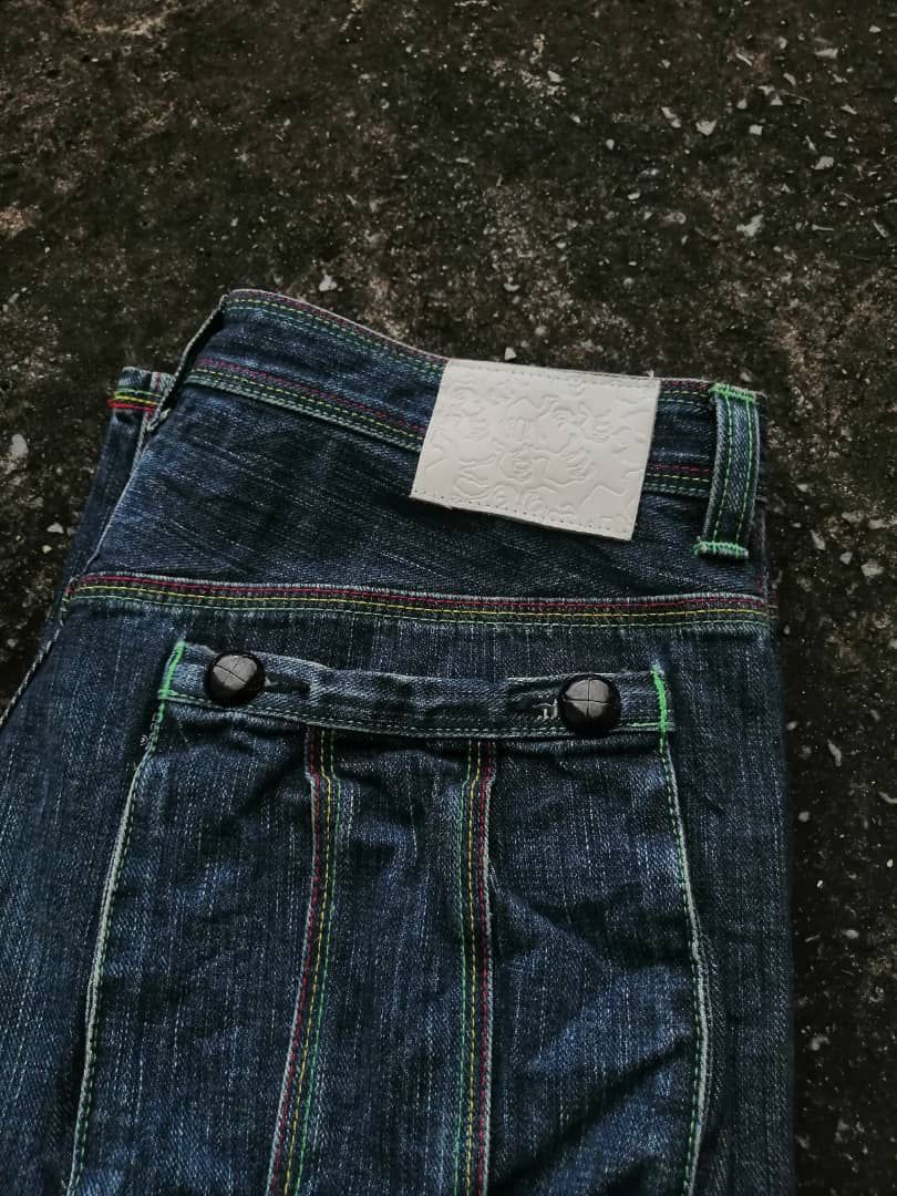 Japanese Brand Japanese Brand Nice Design Cargo Denim Jeans Size US 32 / EU 48 - 7 Thumbnail