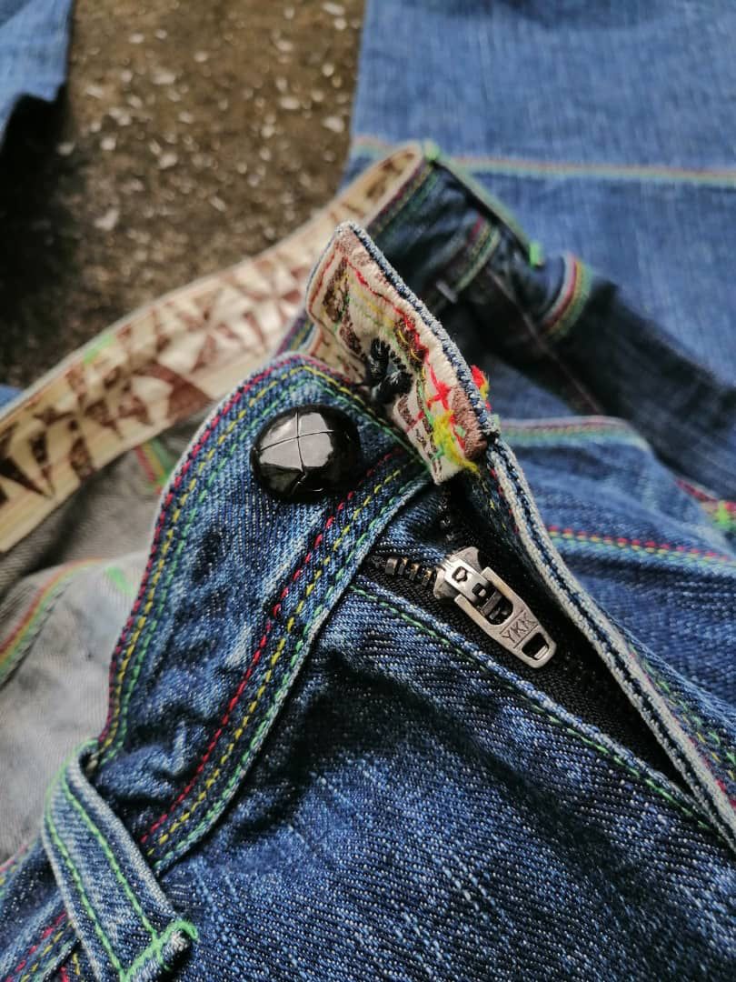 Japanese Brand Japanese Brand Nice Design Cargo Denim Jeans Size US 32 / EU 48 - 3 Thumbnail