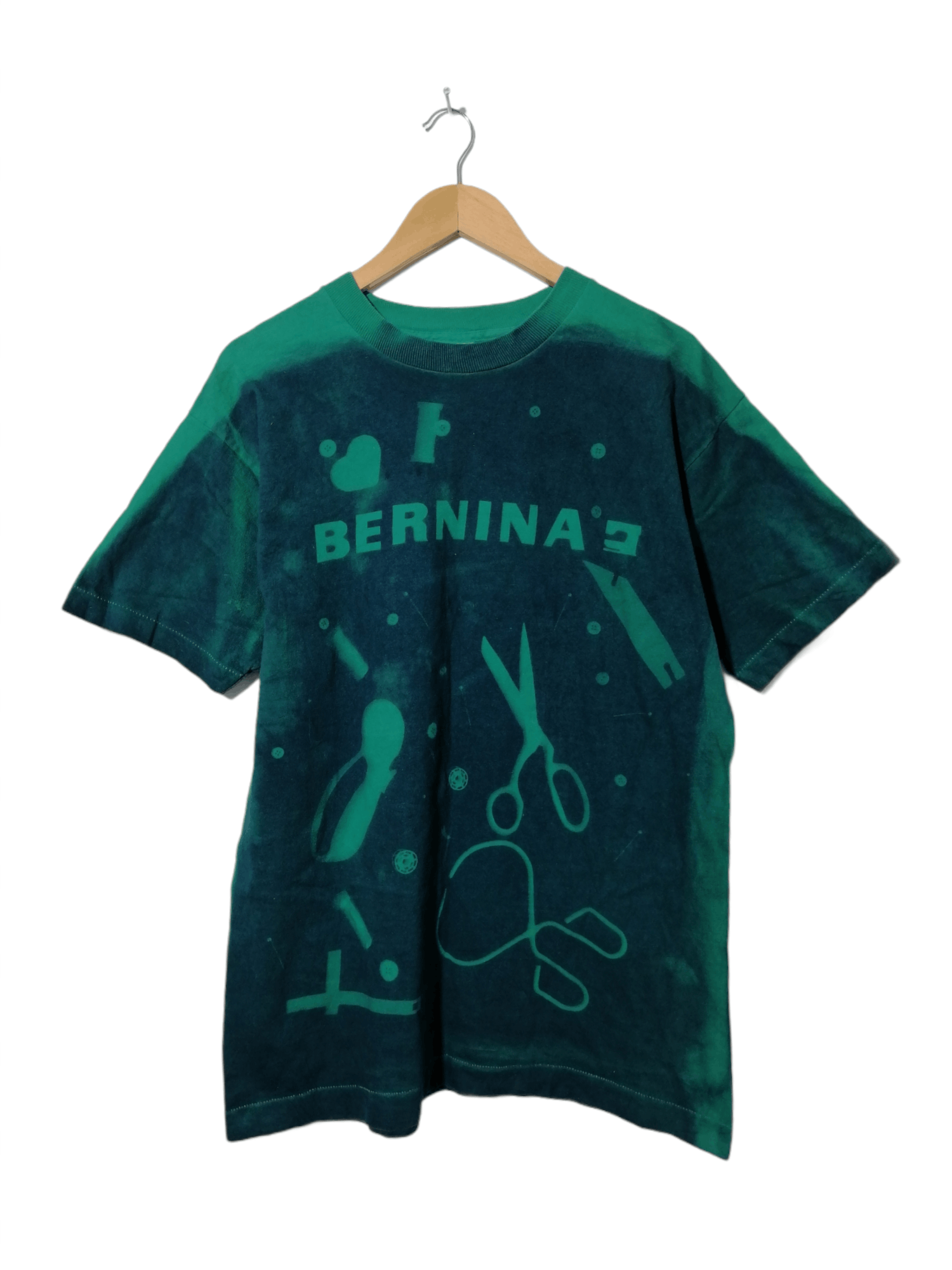 Vintage Vintage 90s Bernina Tee Size US L / EU 52-54 / 3 - 1 Thumbnail