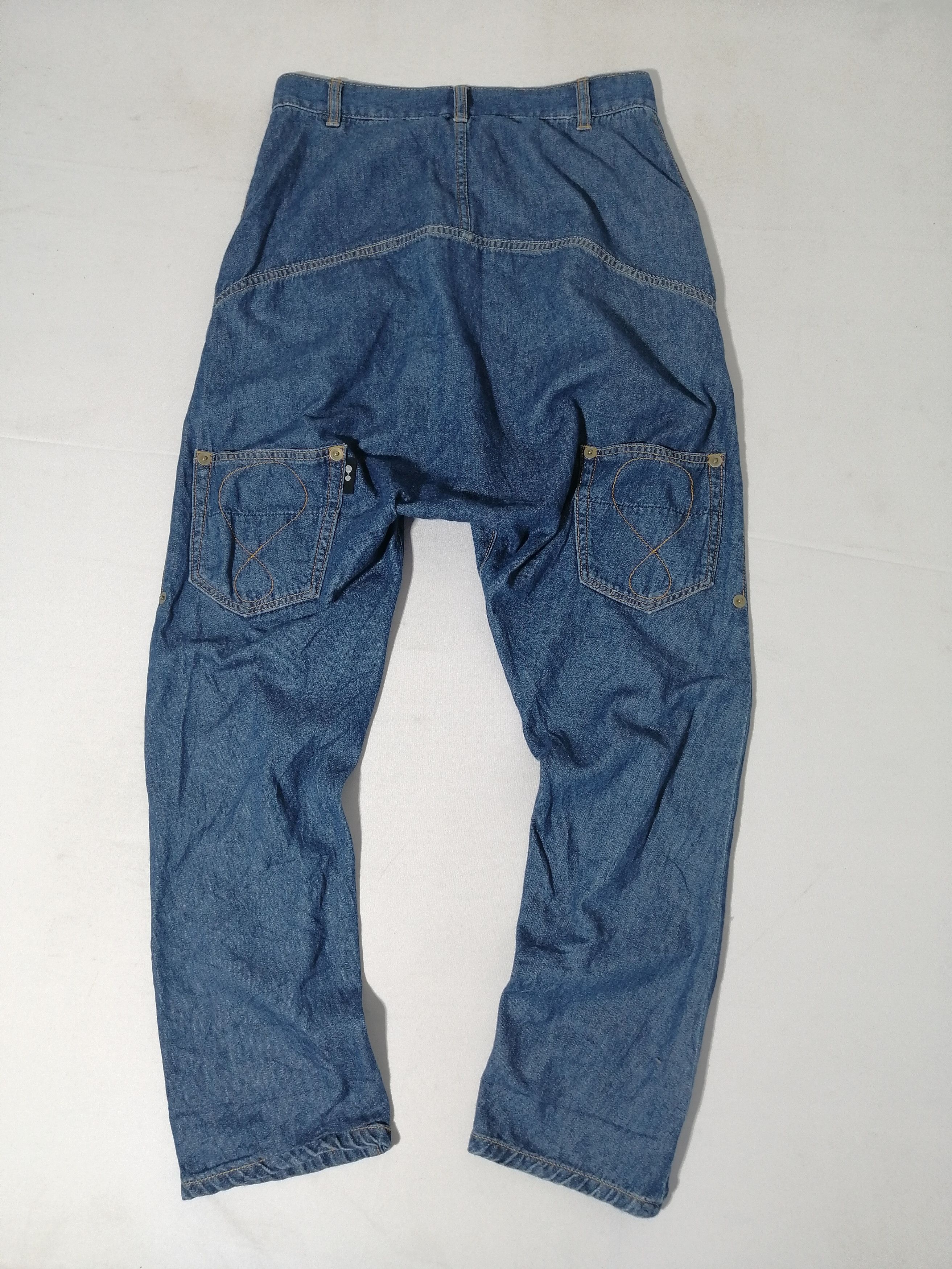 Issey Miyake × Japanese Brand × mercibeaucoup Mercibeaucoup Nice Design Denim Jeans Size US 30 / EU 46 - 2 Thumbnail