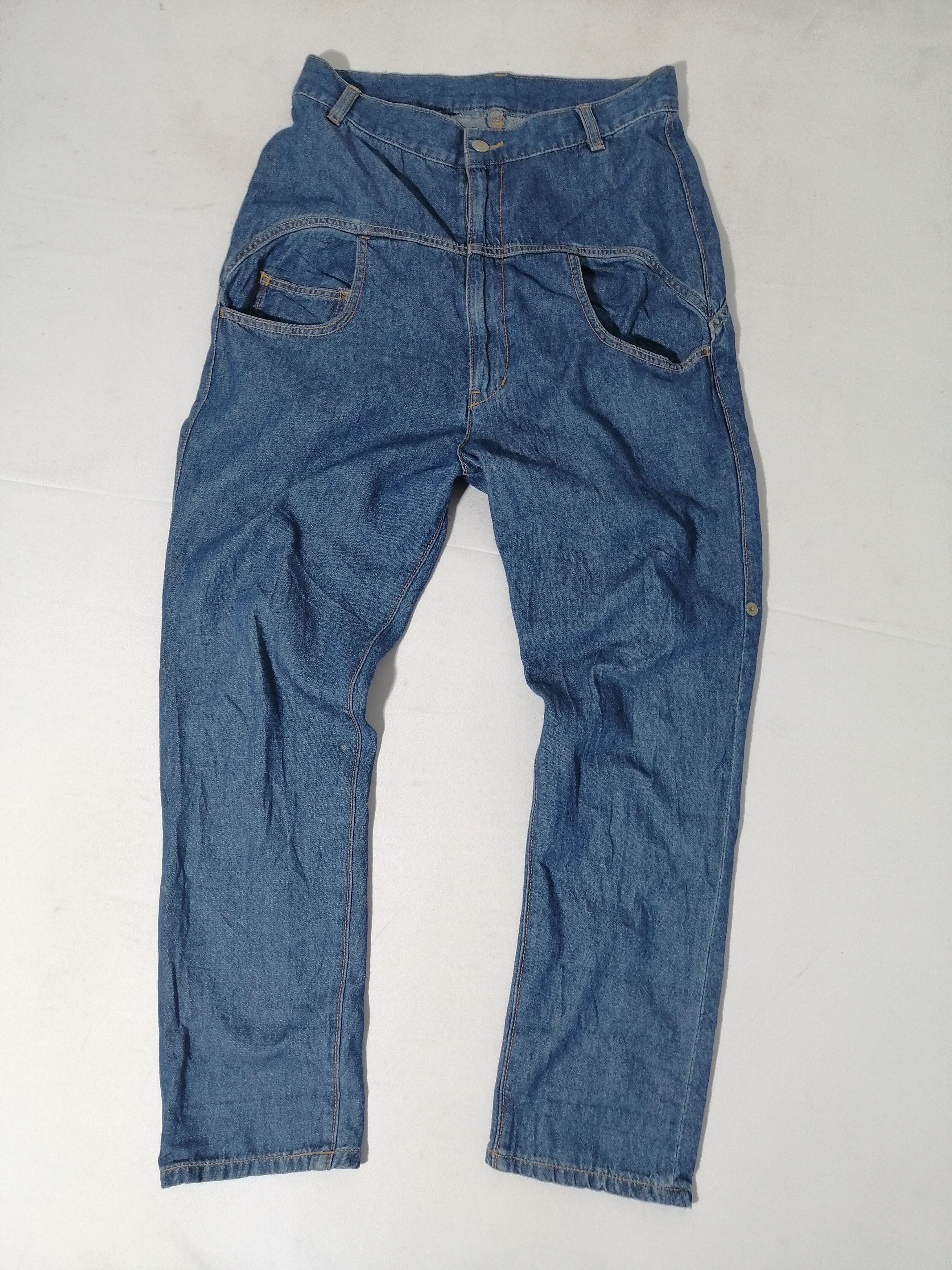 Issey Miyake × Japanese Brand × mercibeaucoup Mercibeaucoup Nice Design Denim Jeans Size US 30 / EU 46 - 1 Thumbnail