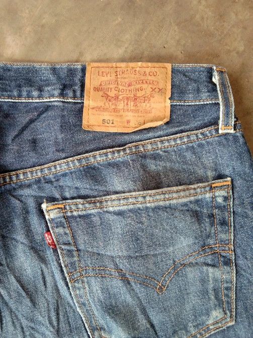 Levi's 90s Vintage Levi's 501 Made In USA Distressed Jeans 36x26 Size US 36 / EU 52 - 4 Thumbnail