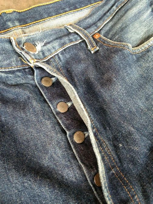 Levi's 90s Vintage Levi's 501 Made In USA Distressed Jeans 36x26 Size US 36 / EU 52 - 7 Thumbnail
