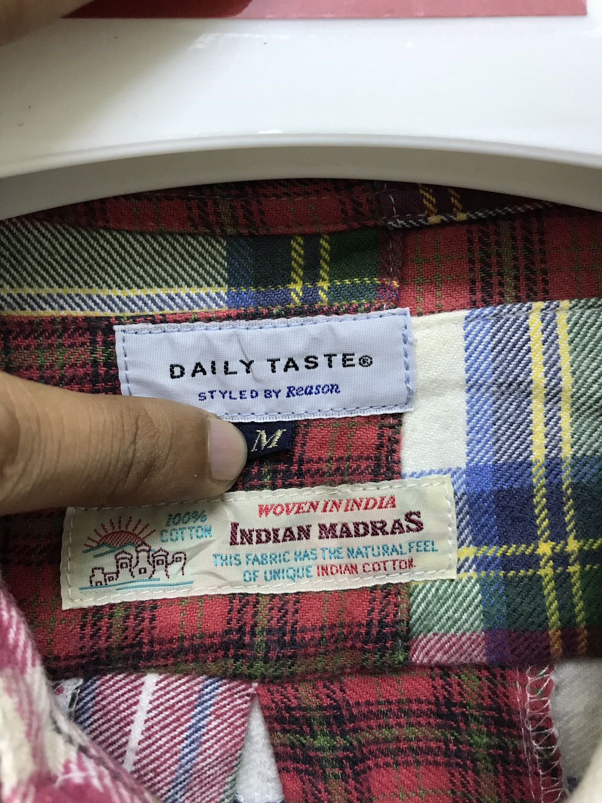 Flannel Madras Patchwork Daily Taste Flannel Shirt 6🟩4 Size US M / EU 48-50 / 2 - 5 Thumbnail