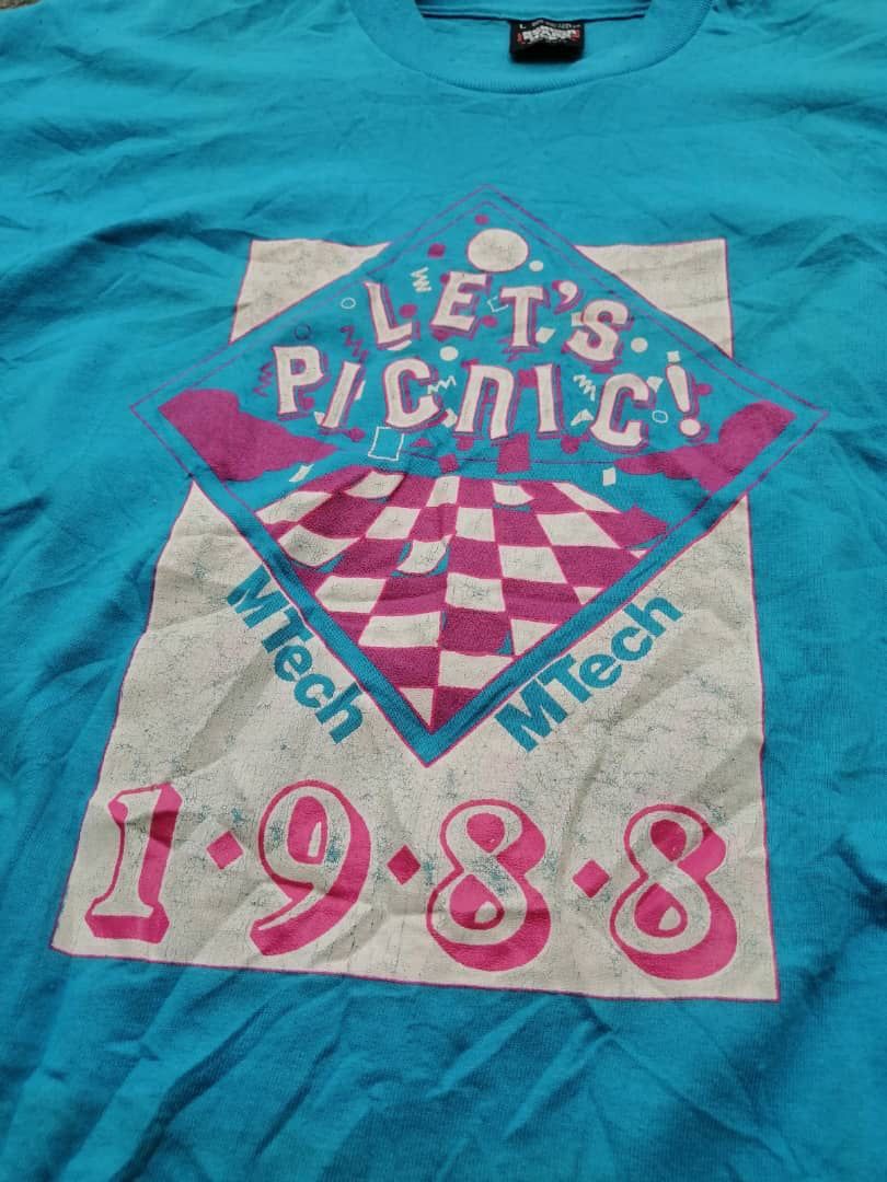 Vintage Vintage Screen Stars Let's Picnic 1988 Tee Size US M / EU 48-50 / 2 - 2 Thumbnail