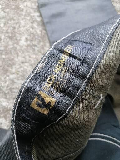 Designer Back Number Nice Design Wax Jeans Size US 30 / EU 46 - 3 Thumbnail