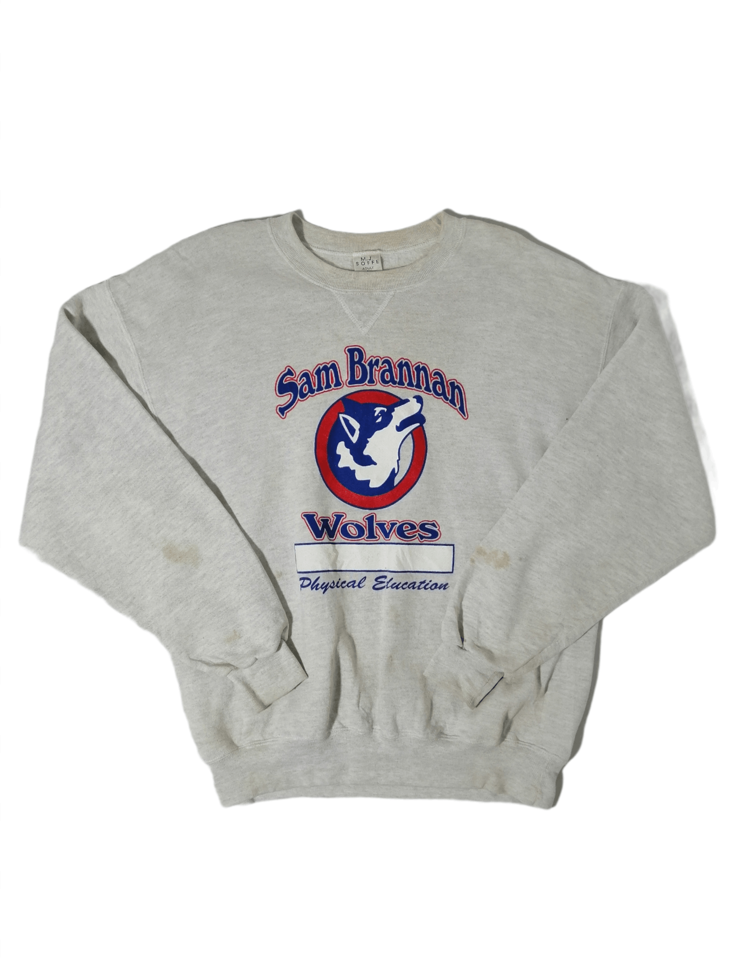 Vintage Vintage Sam Brannan Wolves Sweatshirt Size US L / EU 52-54 / 3 - 1 Thumbnail