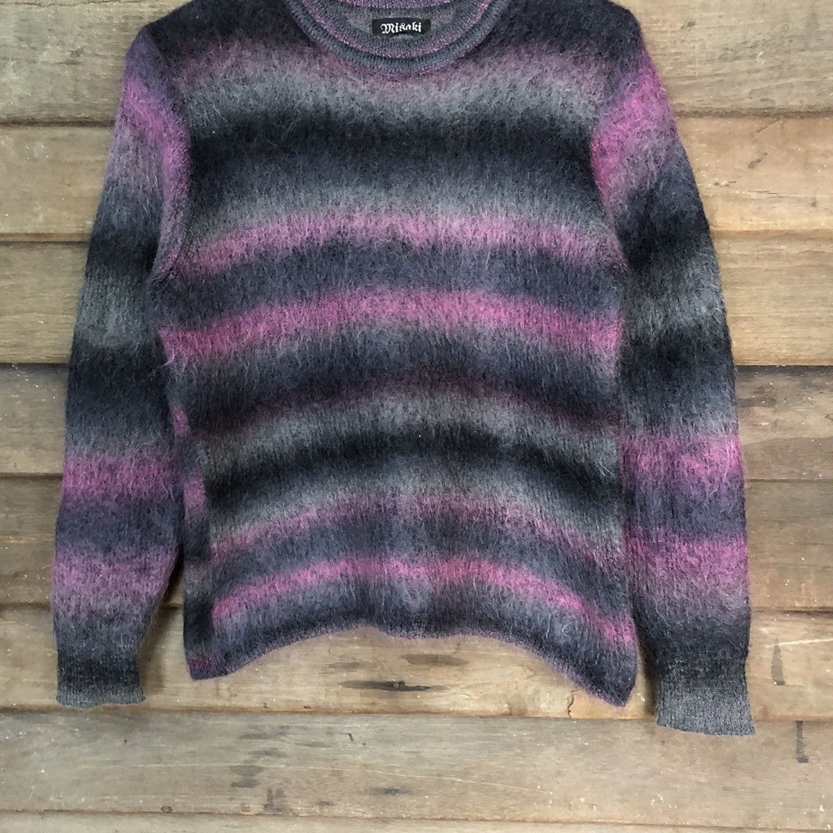Homespun Knitwear DL Misaki Purple Shag Shaggy Fur Mohair Knitwear #7218 Size US S / EU 44-46 / 1 - 3 Thumbnail