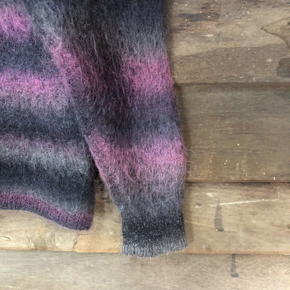 Homespun Knitwear DL Misaki Purple Shag Shaggy Fur Mohair Knitwear #7218 Size US S / EU 44-46 / 1 - 12 Thumbnail