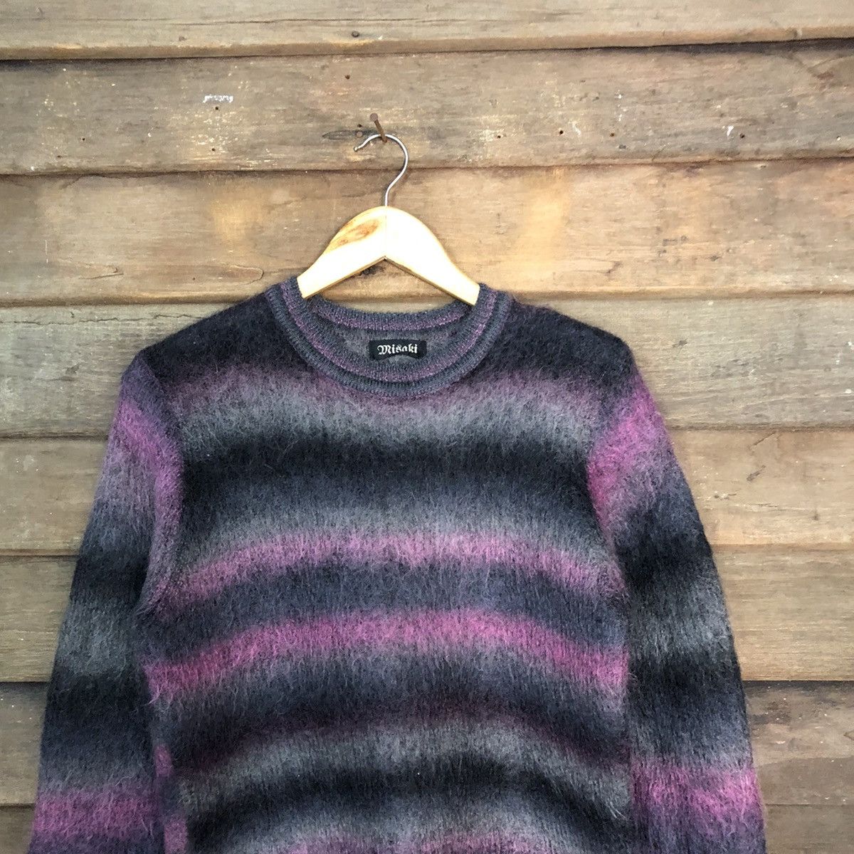 Homespun Knitwear DL Misaki Purple Shag Shaggy Fur Mohair Knitwear #7218 Size US S / EU 44-46 / 1 - 2 Thumbnail