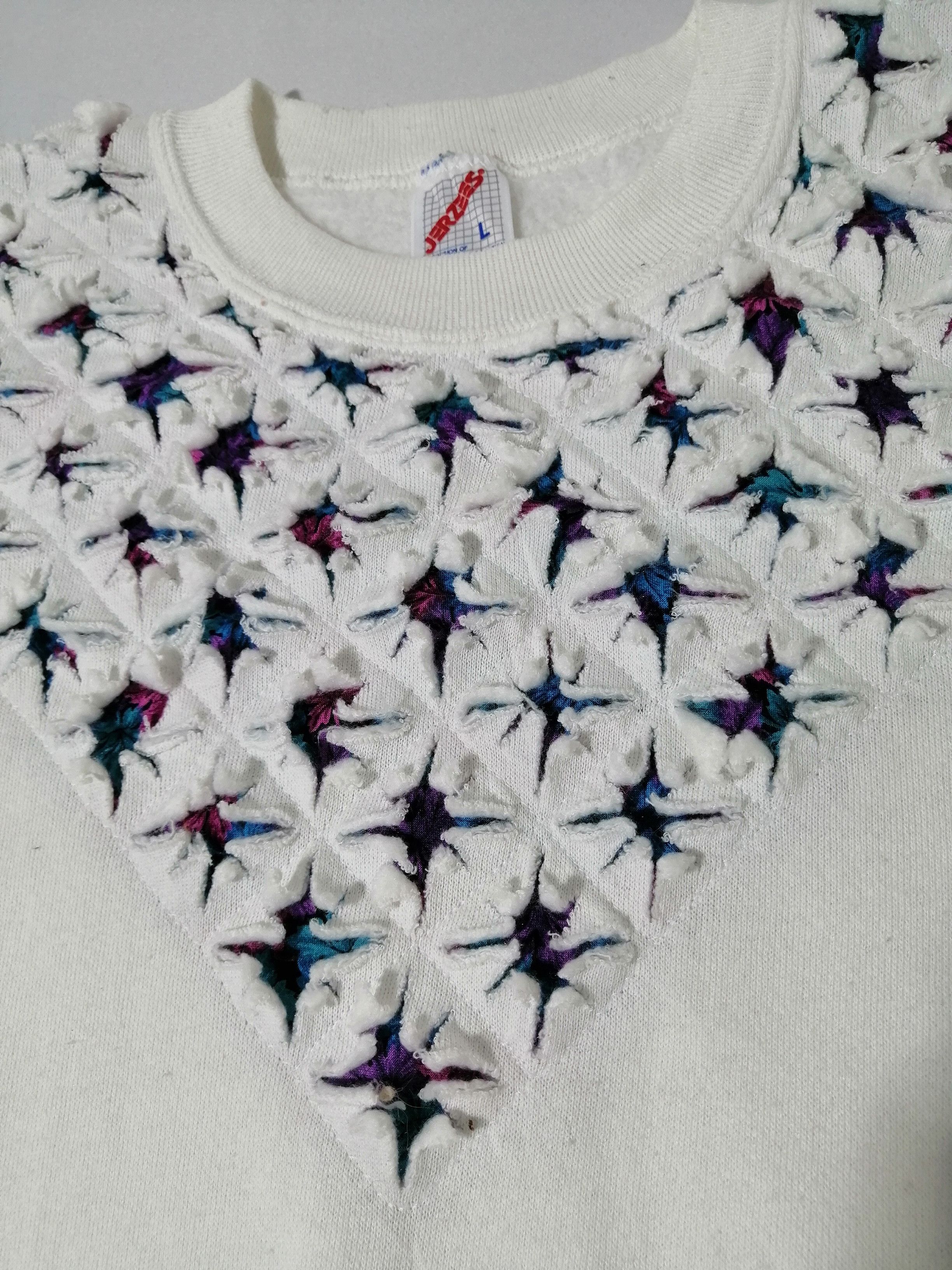 Jerzees Vintage Jerzees Nice Design Sweatshirt Size US L / EU 52-54 / 3 - 2 Thumbnail